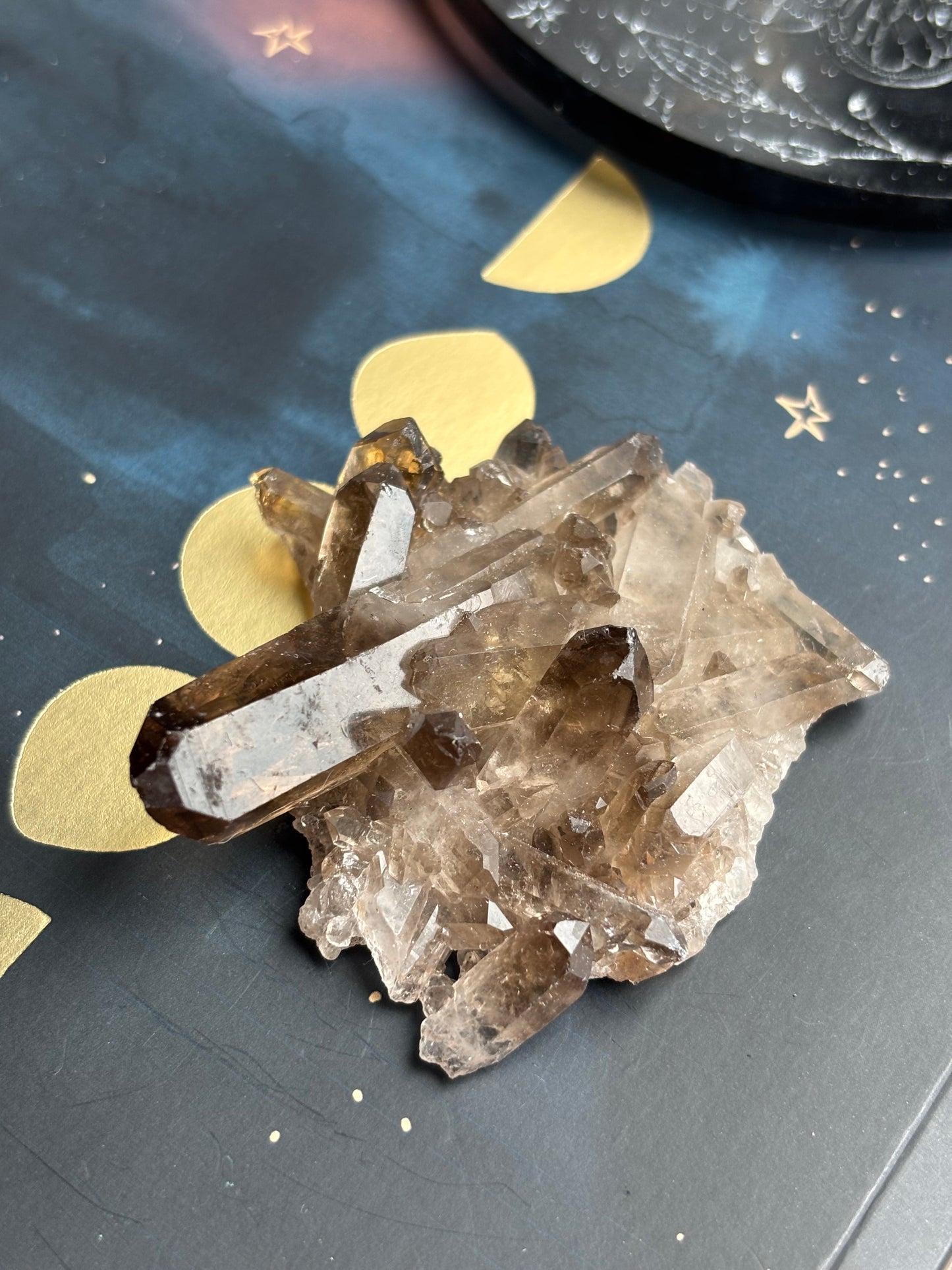 Smoky Quartz Cluster