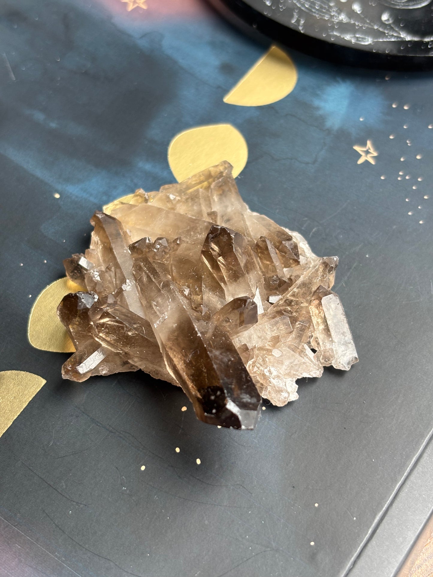 Smoky Quartz Cluster