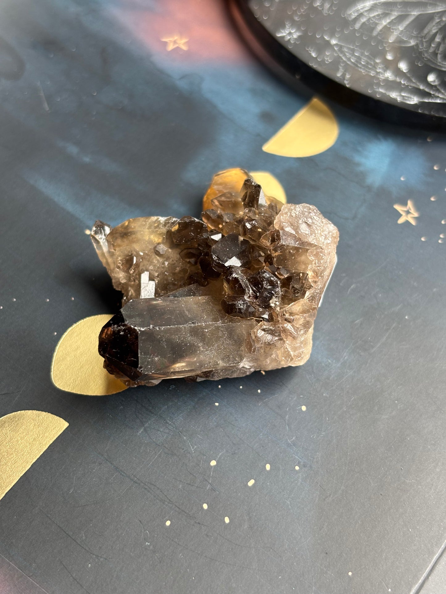 Smoky Quartz Cluster