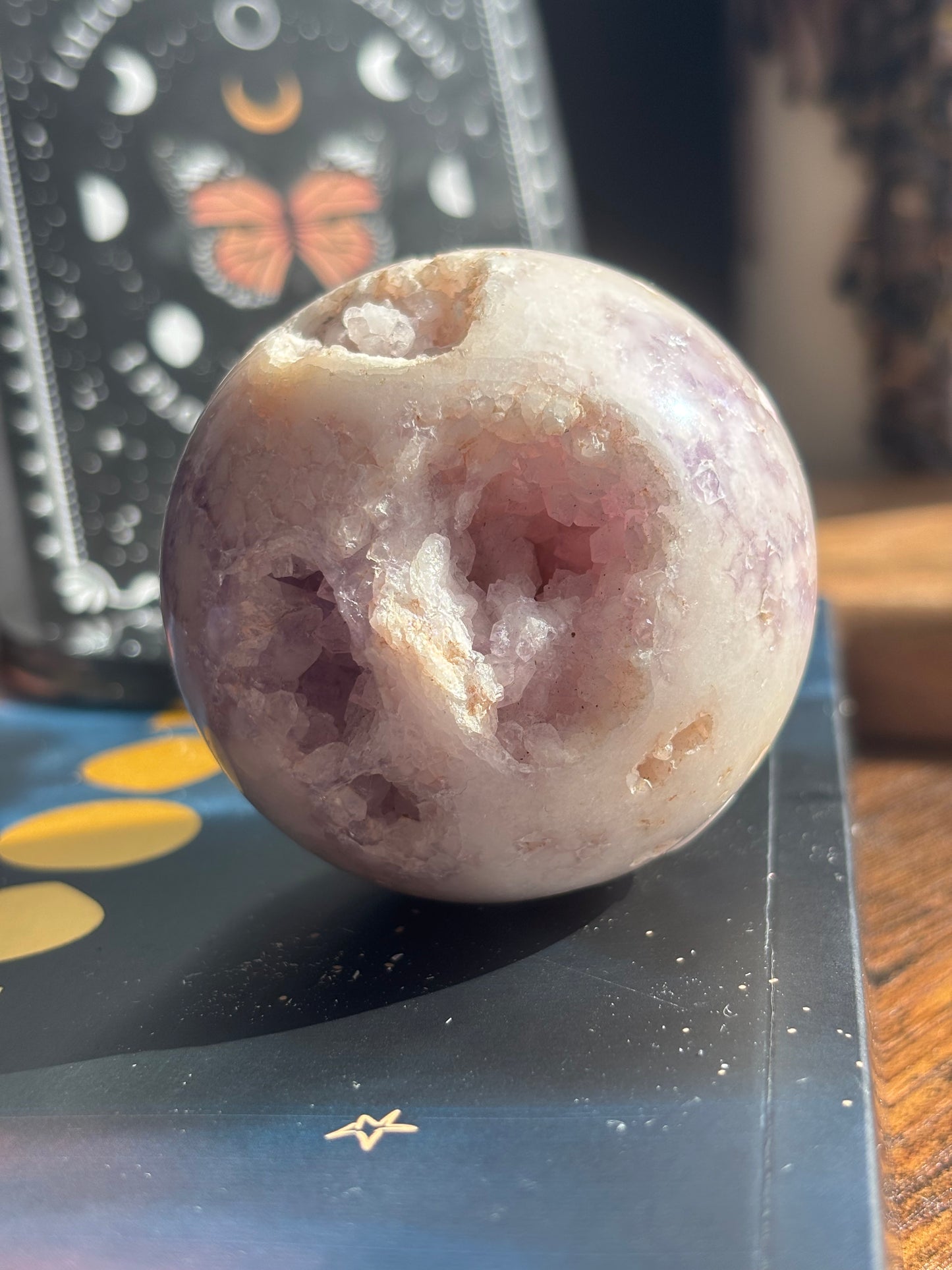 Pink Amethyst Druzy Sphere