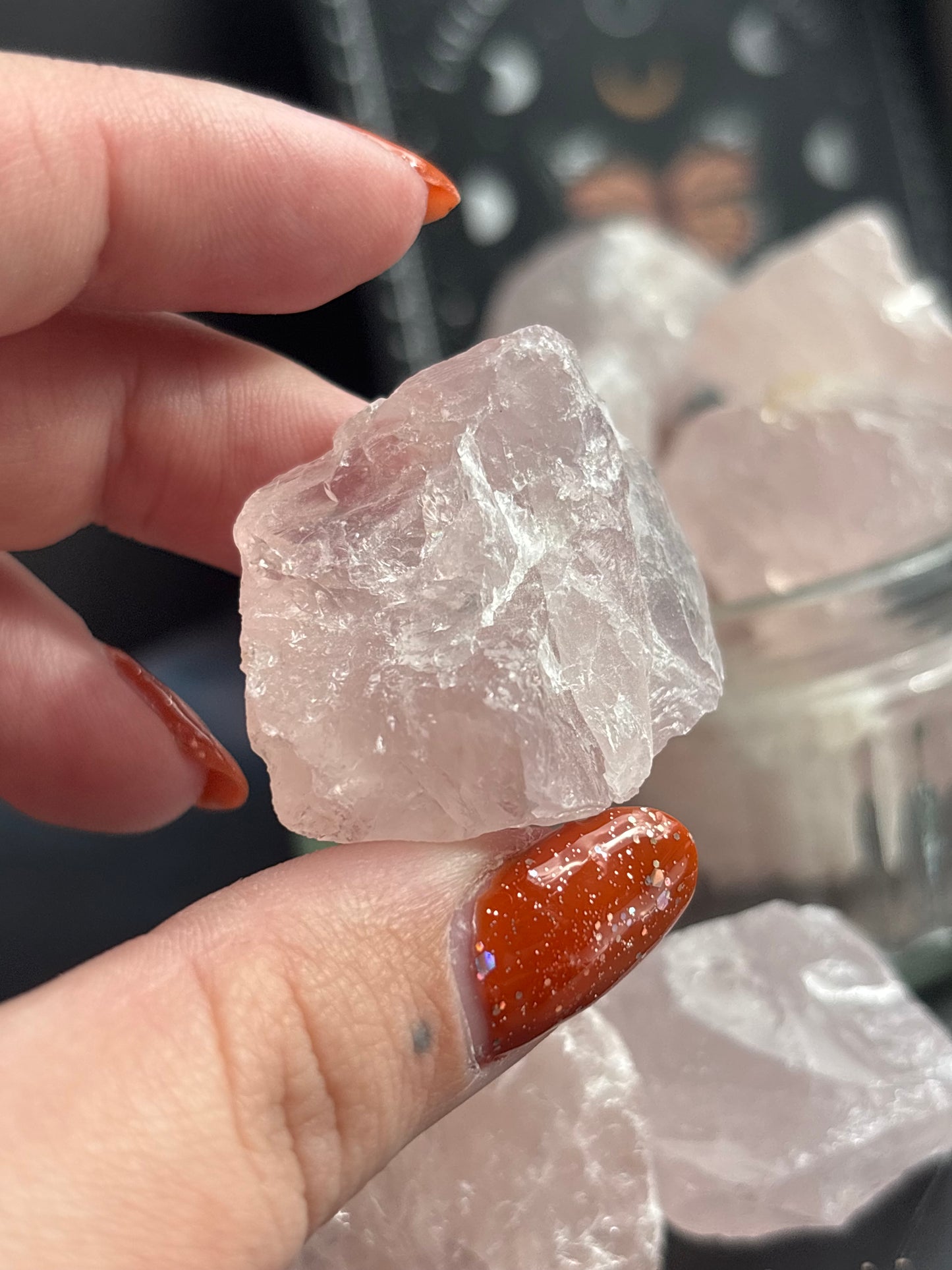 Raw Rose Quartz Chunk