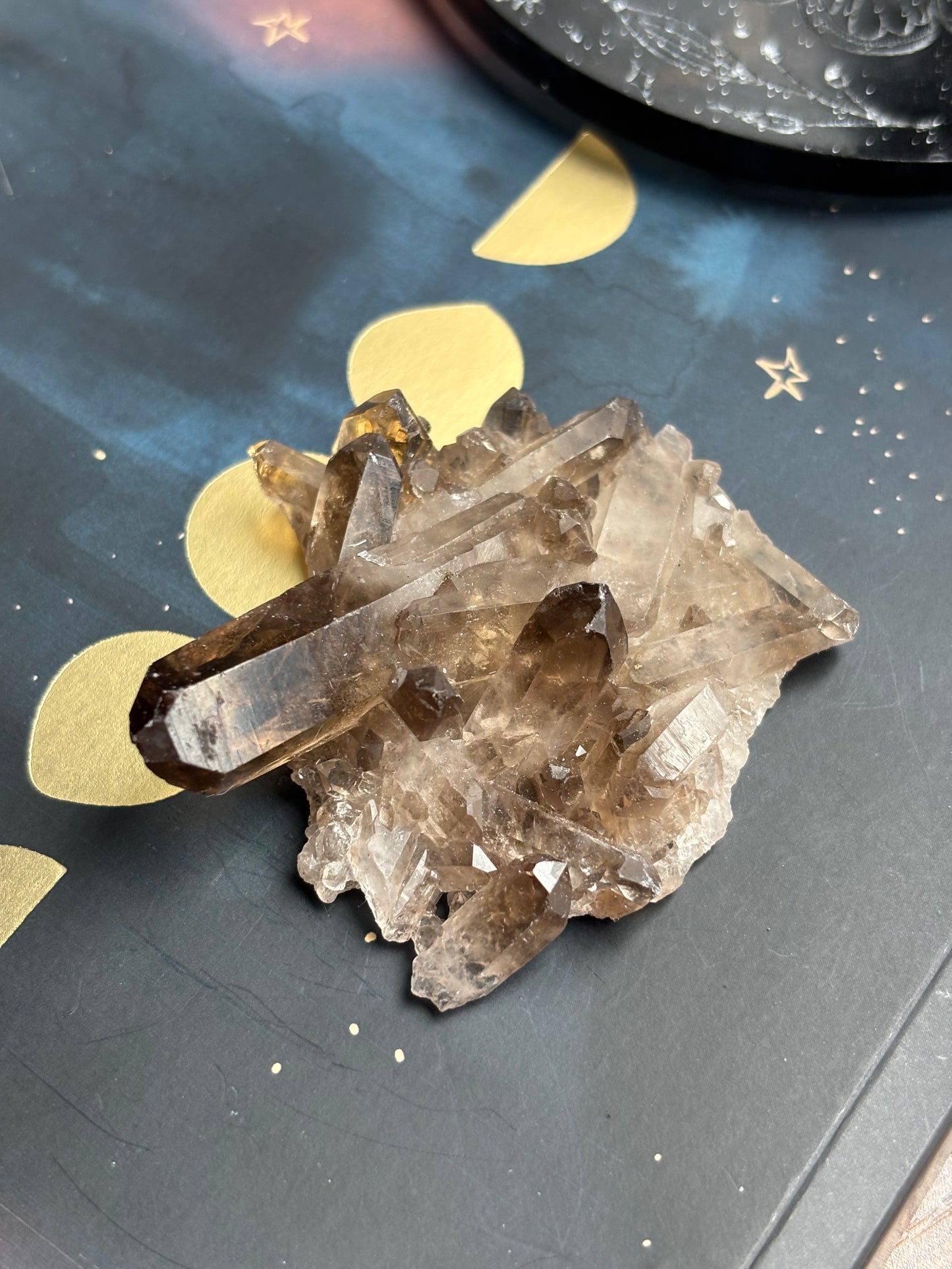 Smoky Quartz Cluster