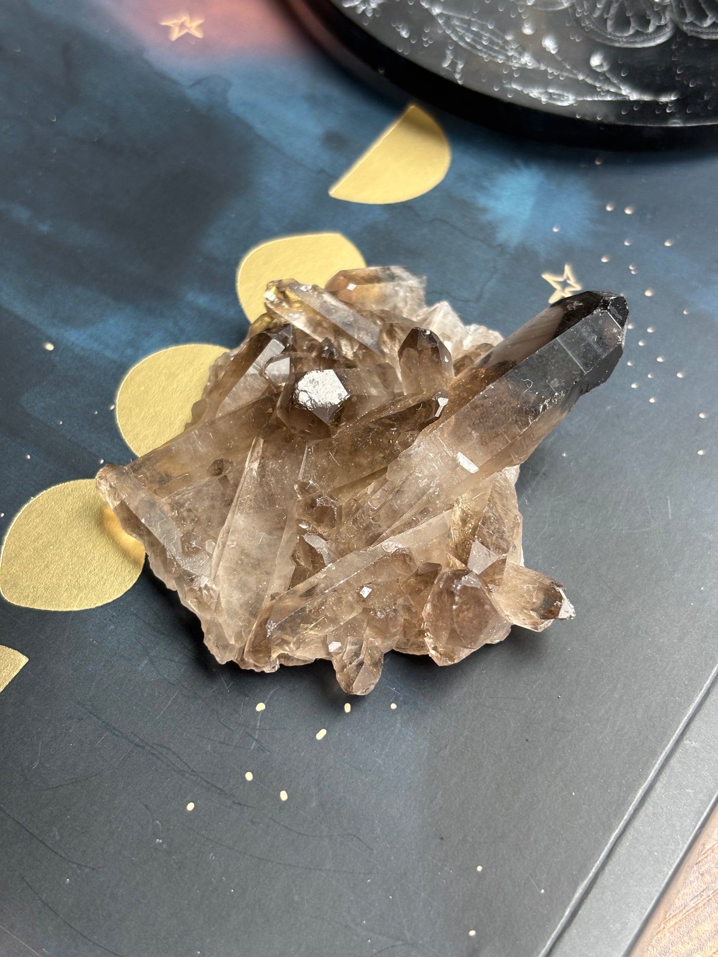 Smoky Quartz Cluster