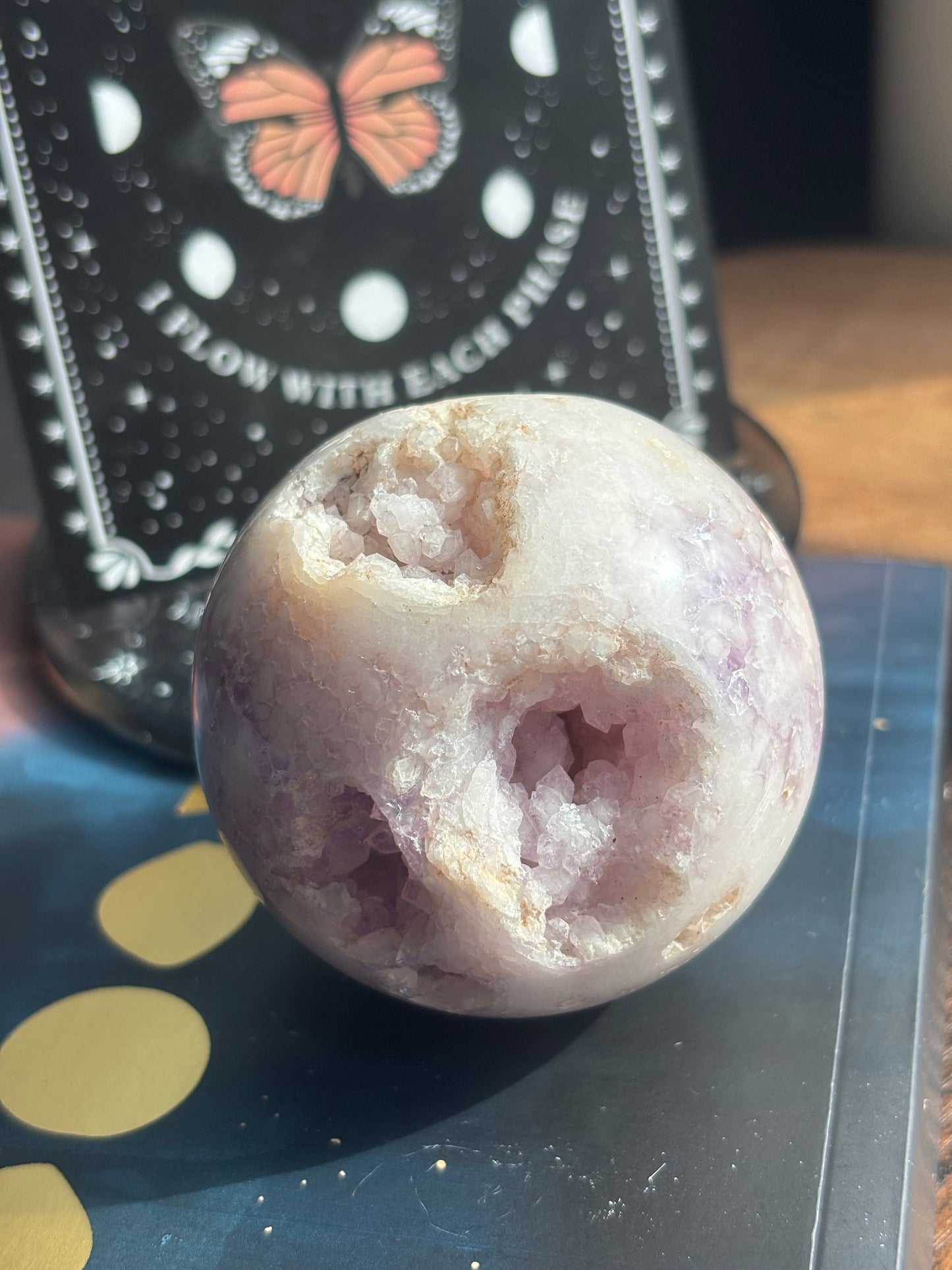 Pink Amethyst Druzy Sphere
