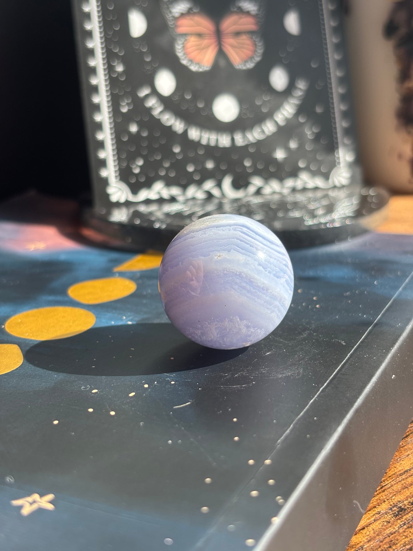 Blue Lace Agate Sphere