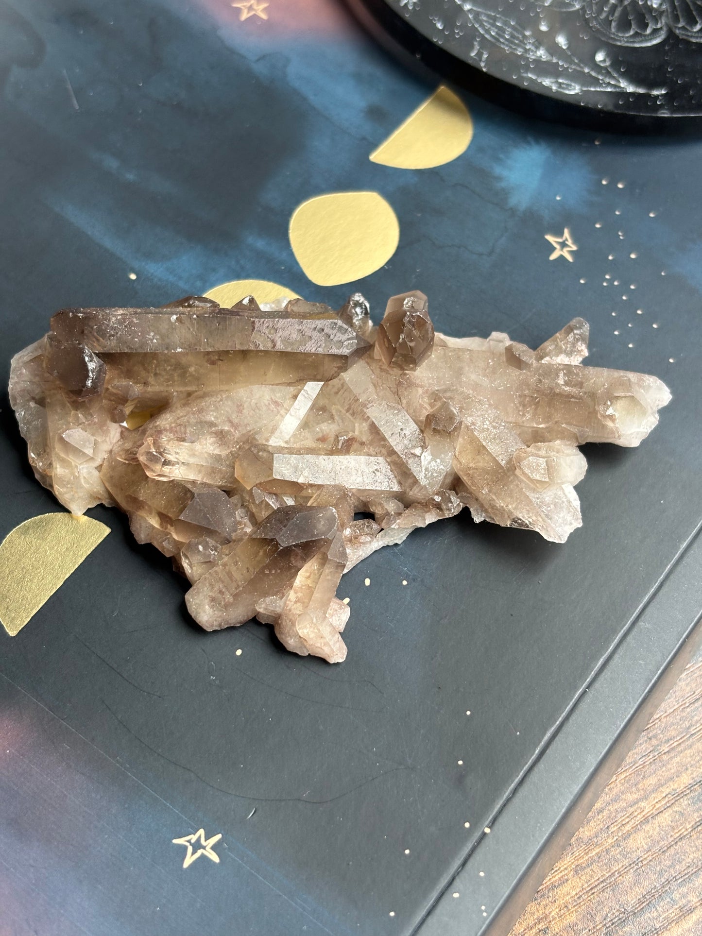 Smoky Quartz Cluster