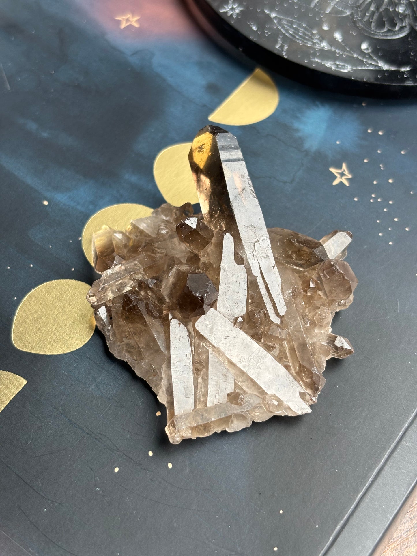 Smoky Quartz Cluster