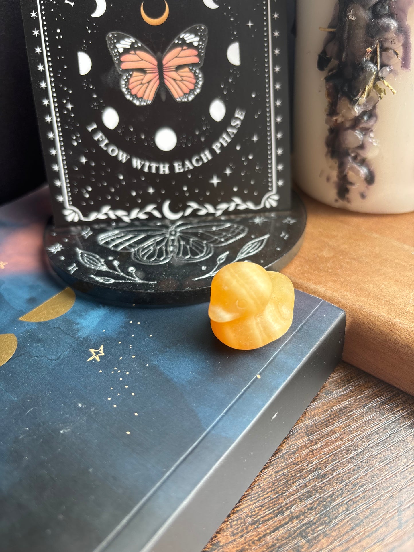 Yellow Calcite Ducky