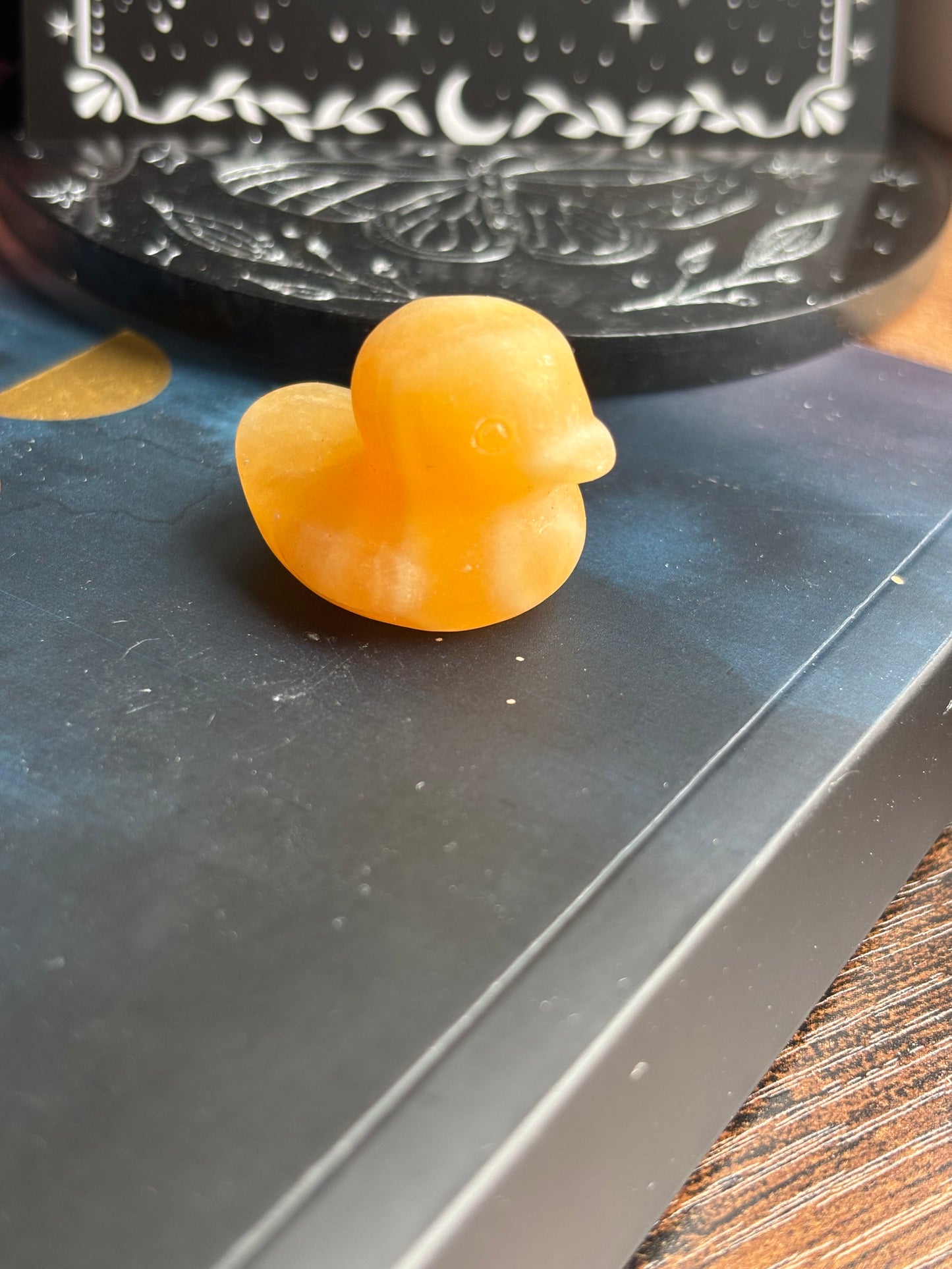 Yellow Calcite Ducky