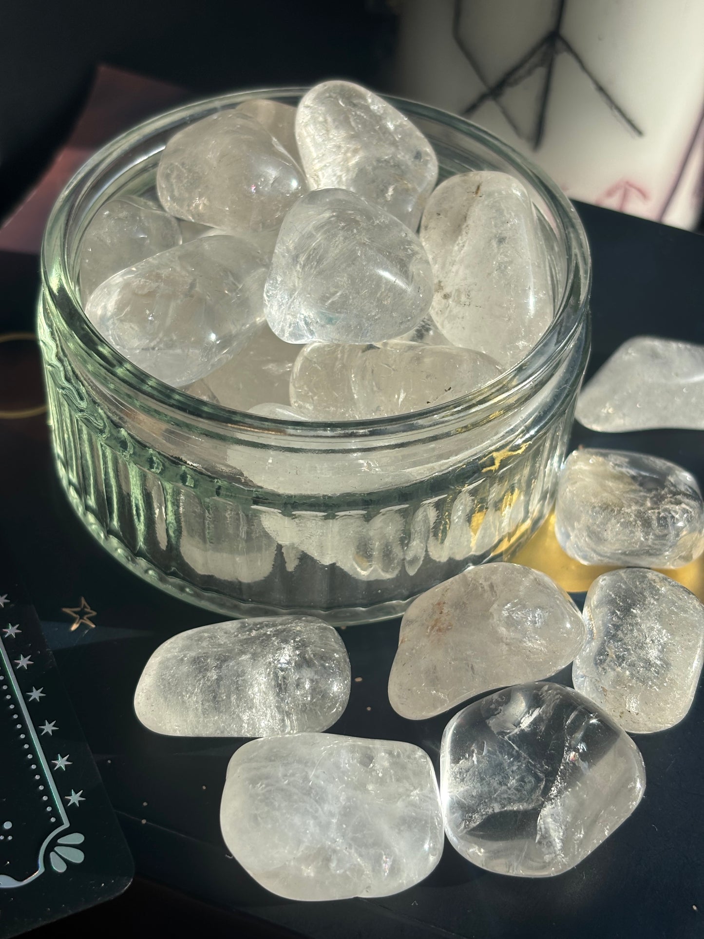 Clear Quartz Tumble Stone