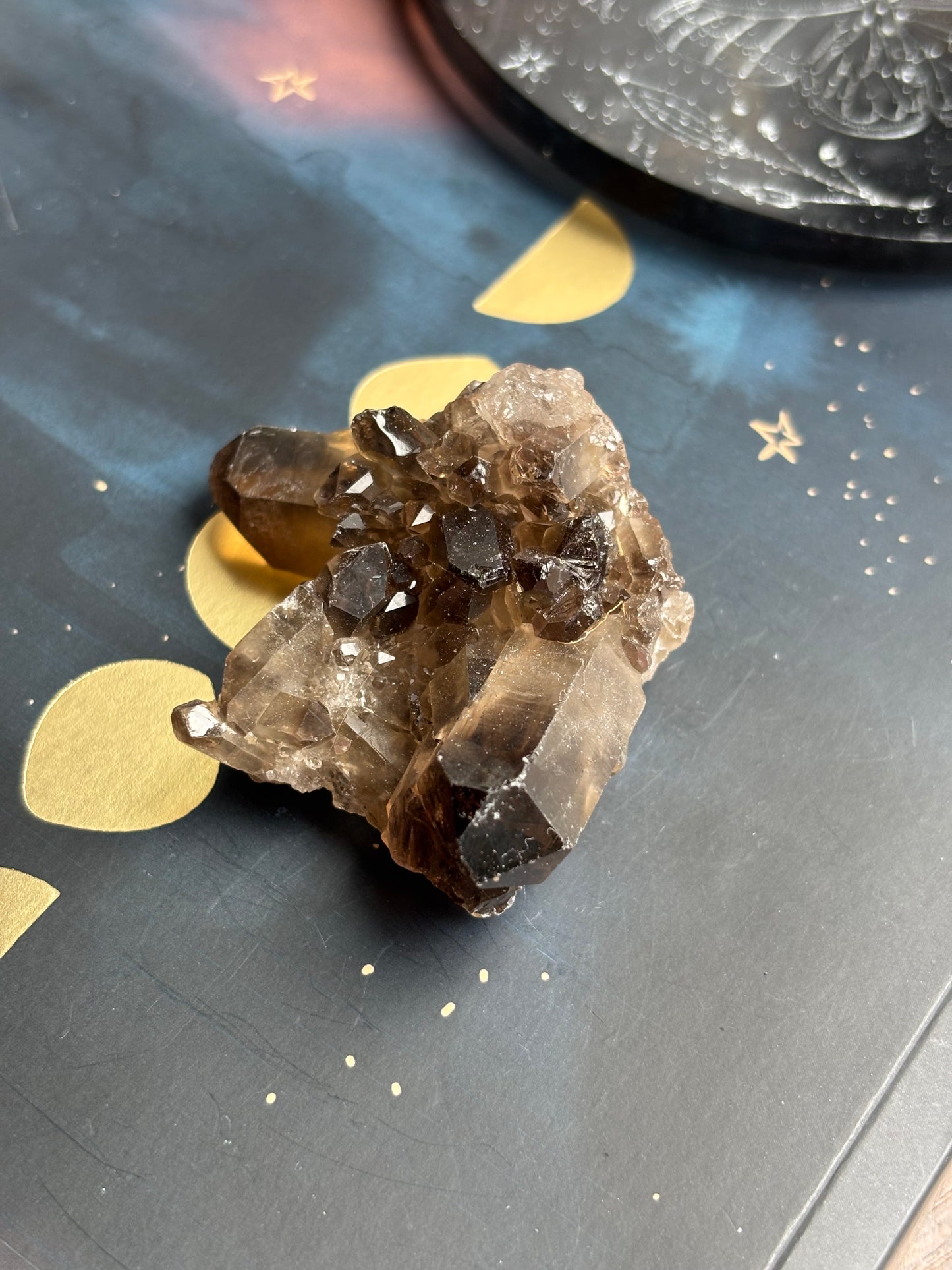 Smoky Quartz Cluster
