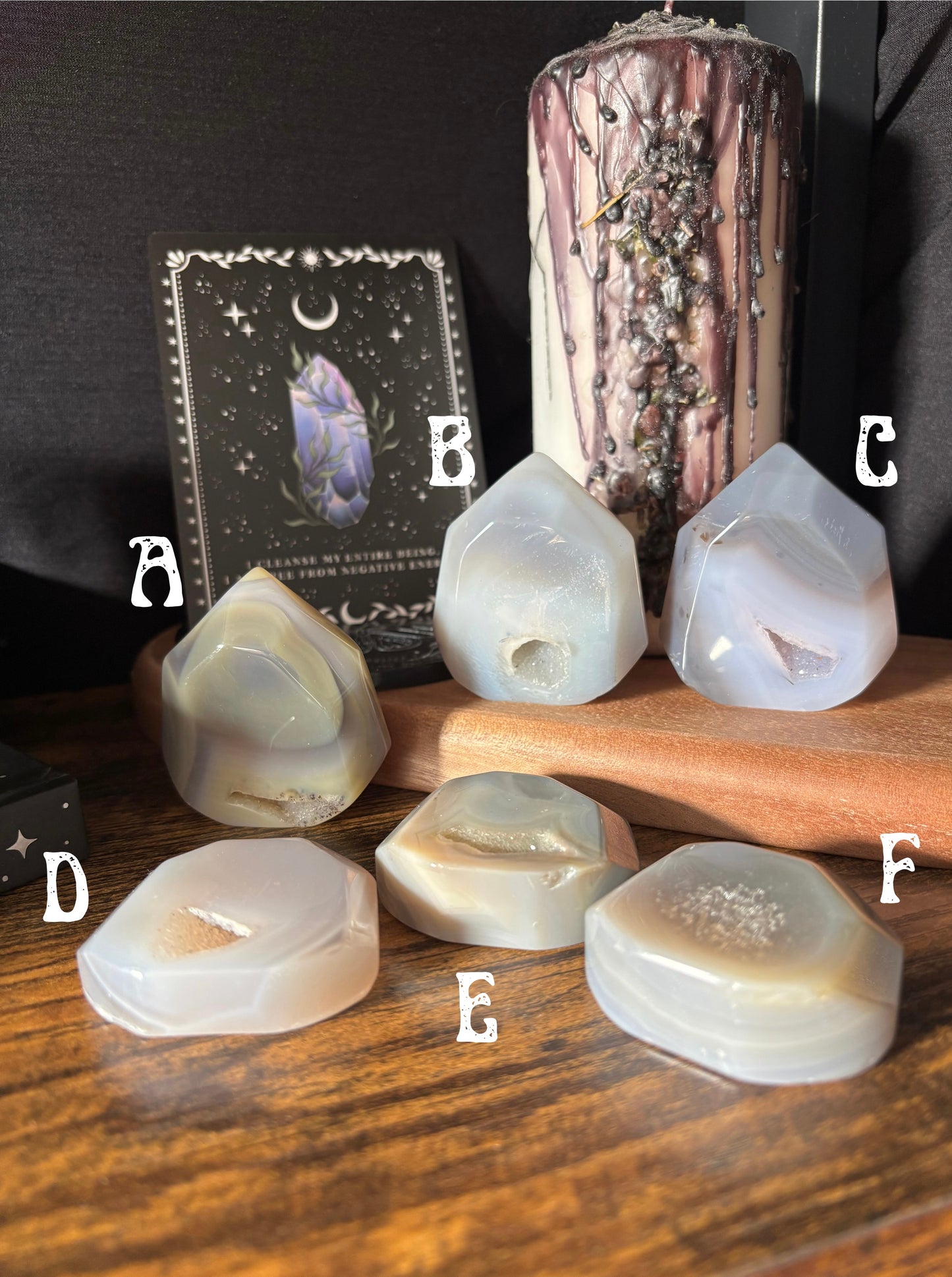 Druzy Agate Pieces