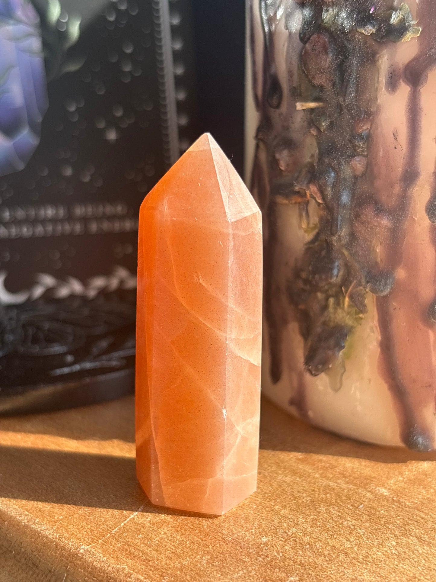 Peach Sunstone Point