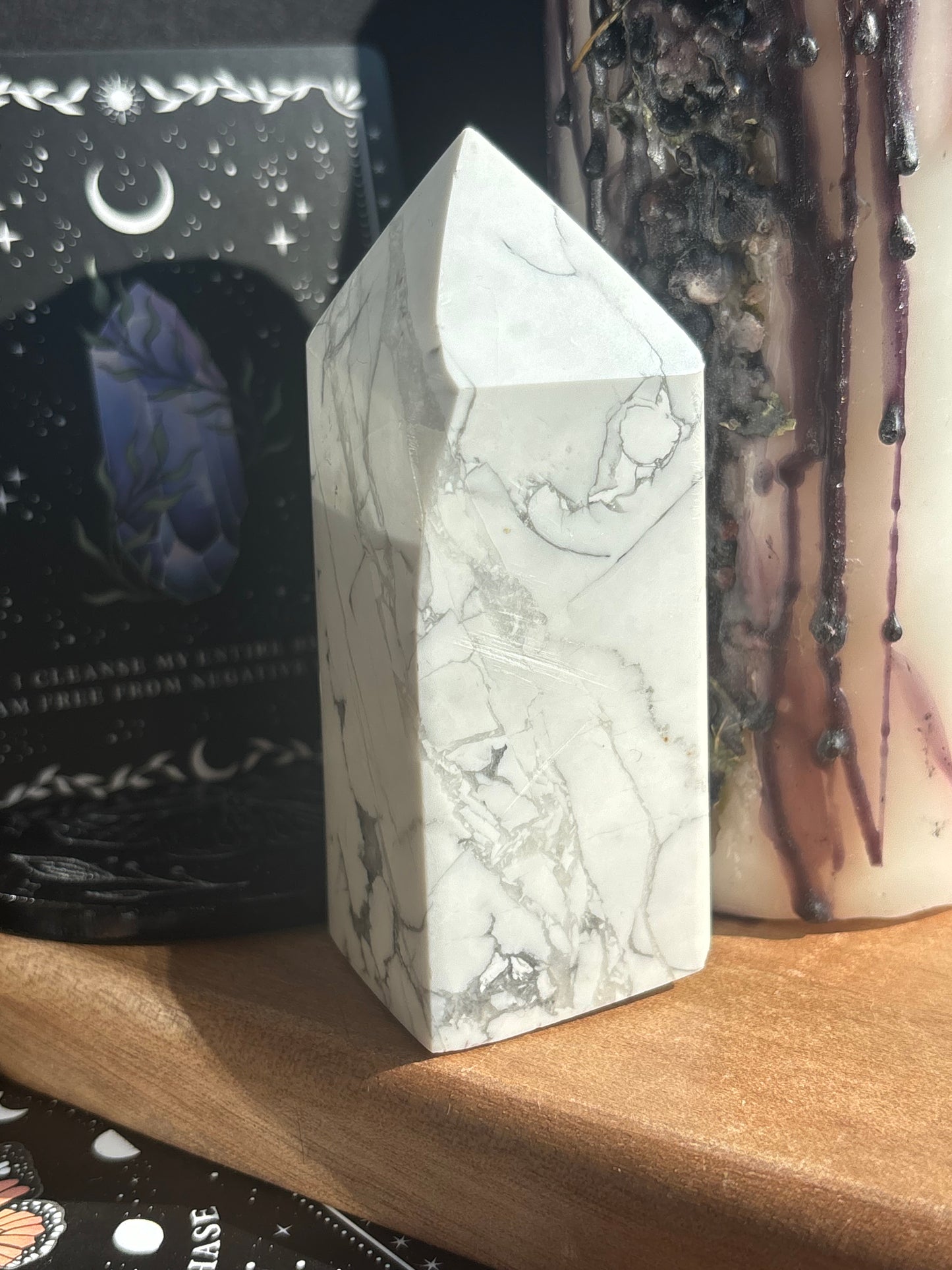 Howlite Obelisk