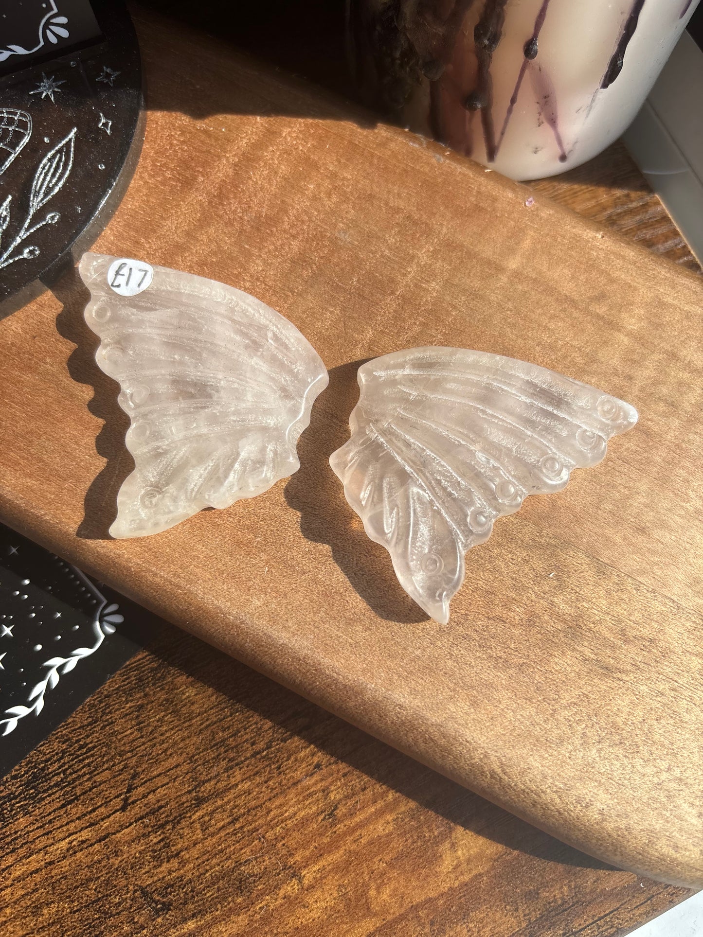 Rose Quartz Fairy Wings