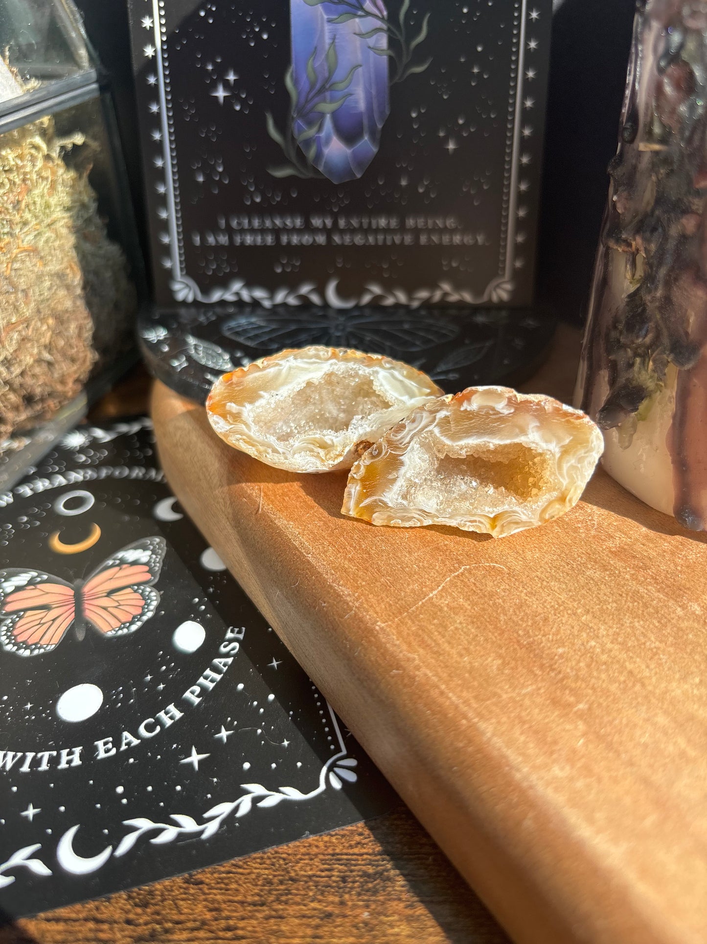 Agate Geode Halves