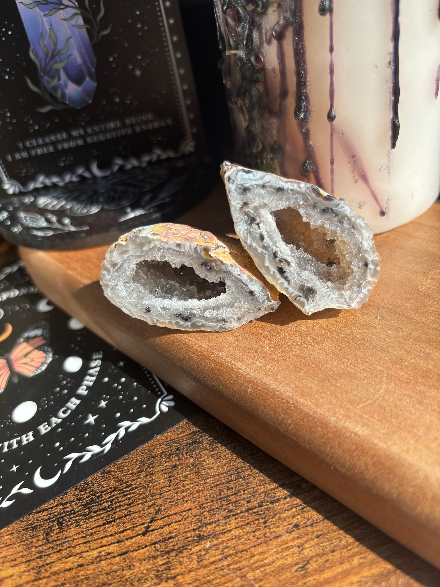 Agate Geode Halves
