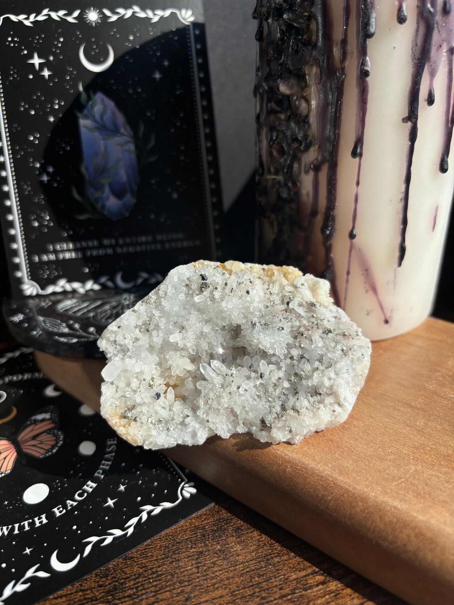 Pyrite x Quartz Specimen