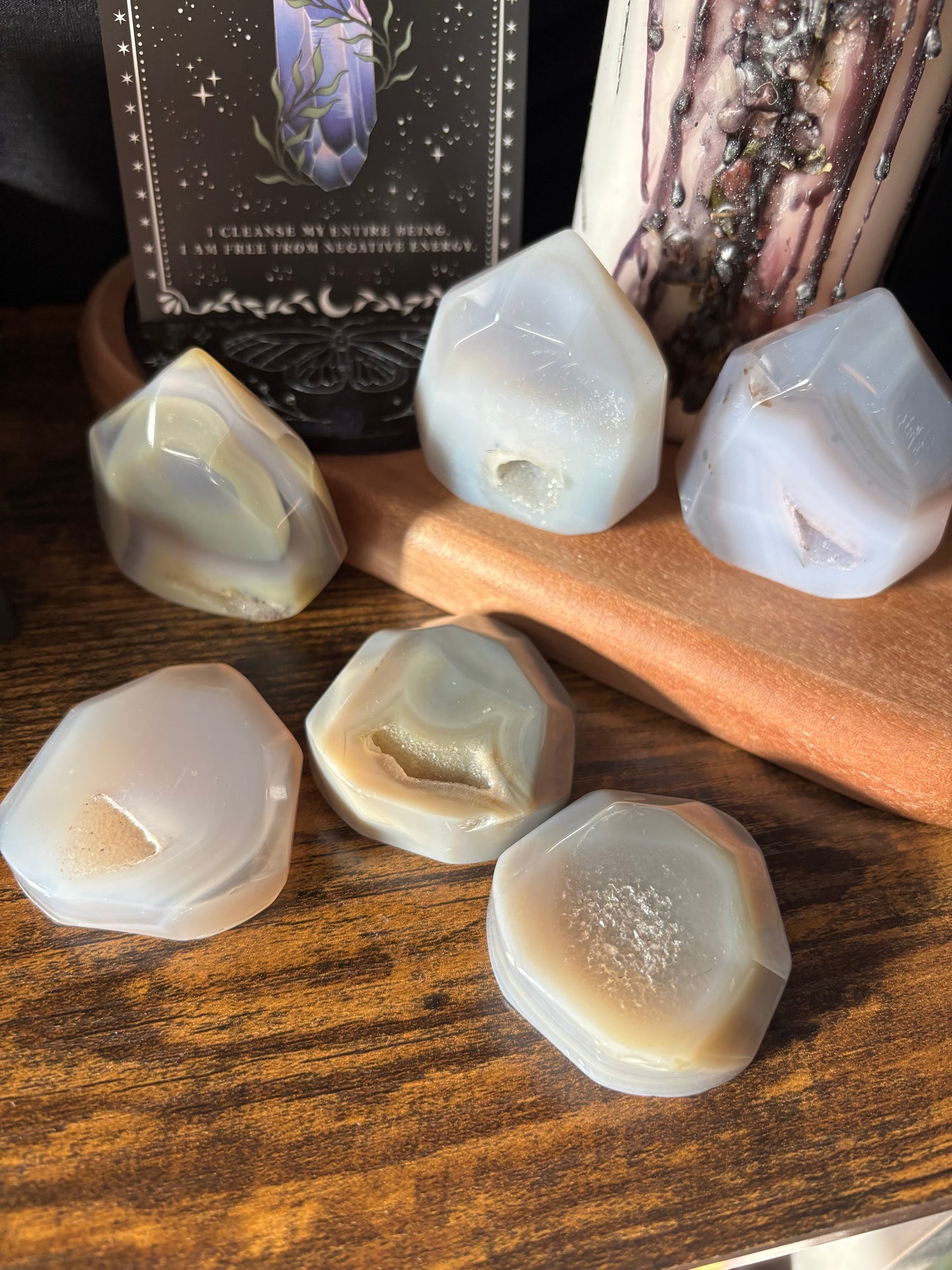 Druzy Agate Pieces
