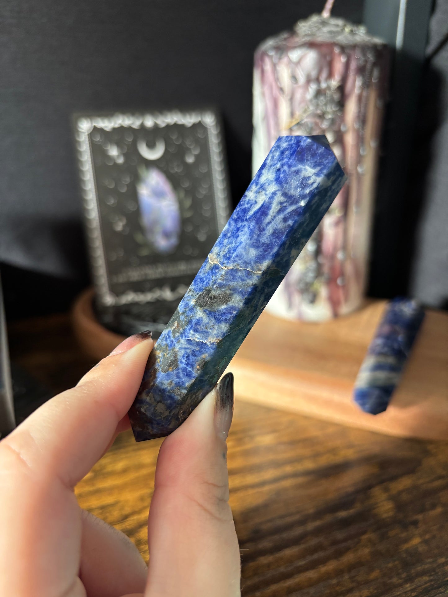 Sodalite Double Terminated Points