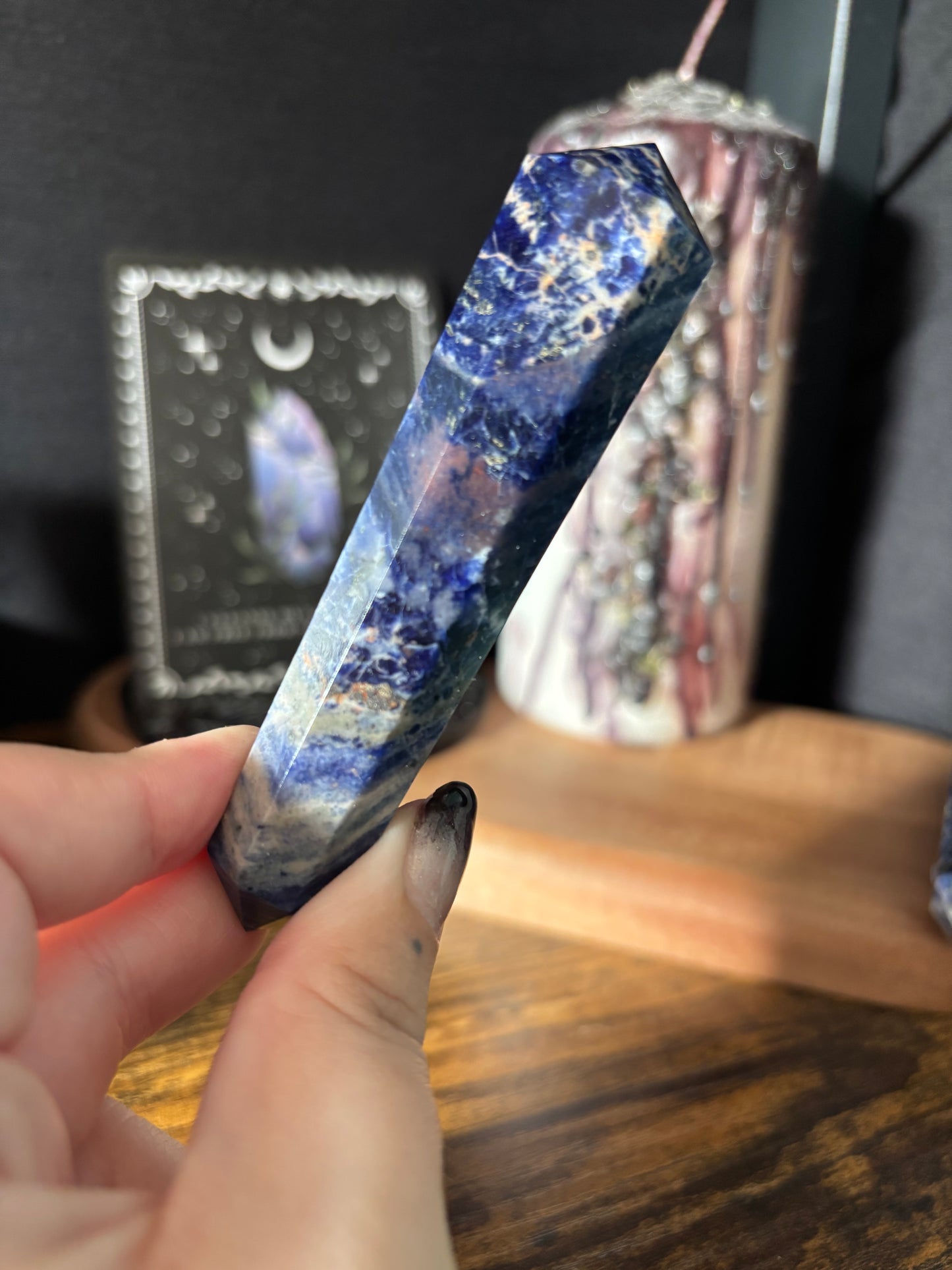 Sodalite Double Terminated Points