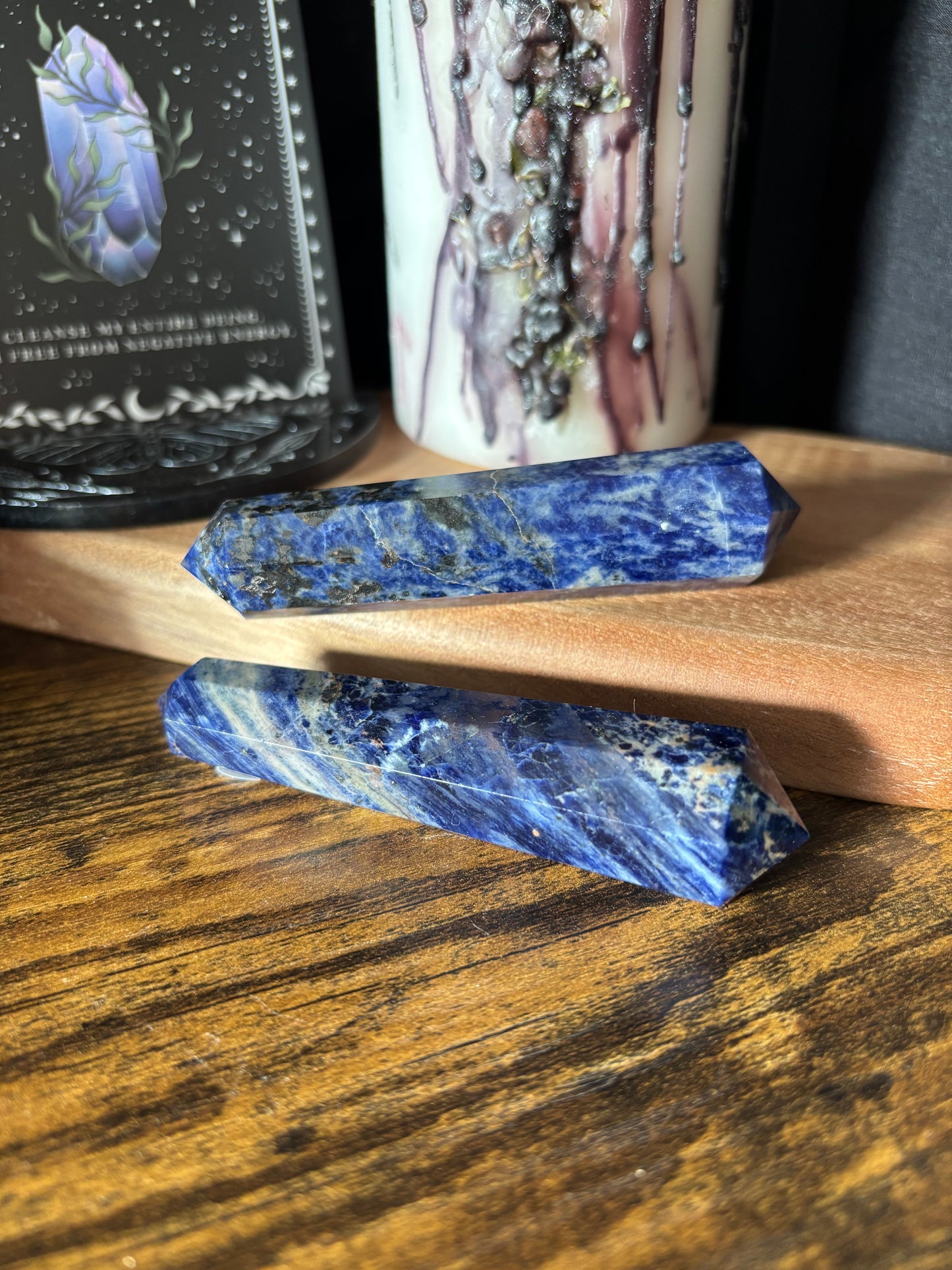 Sodalite Double Terminated Points