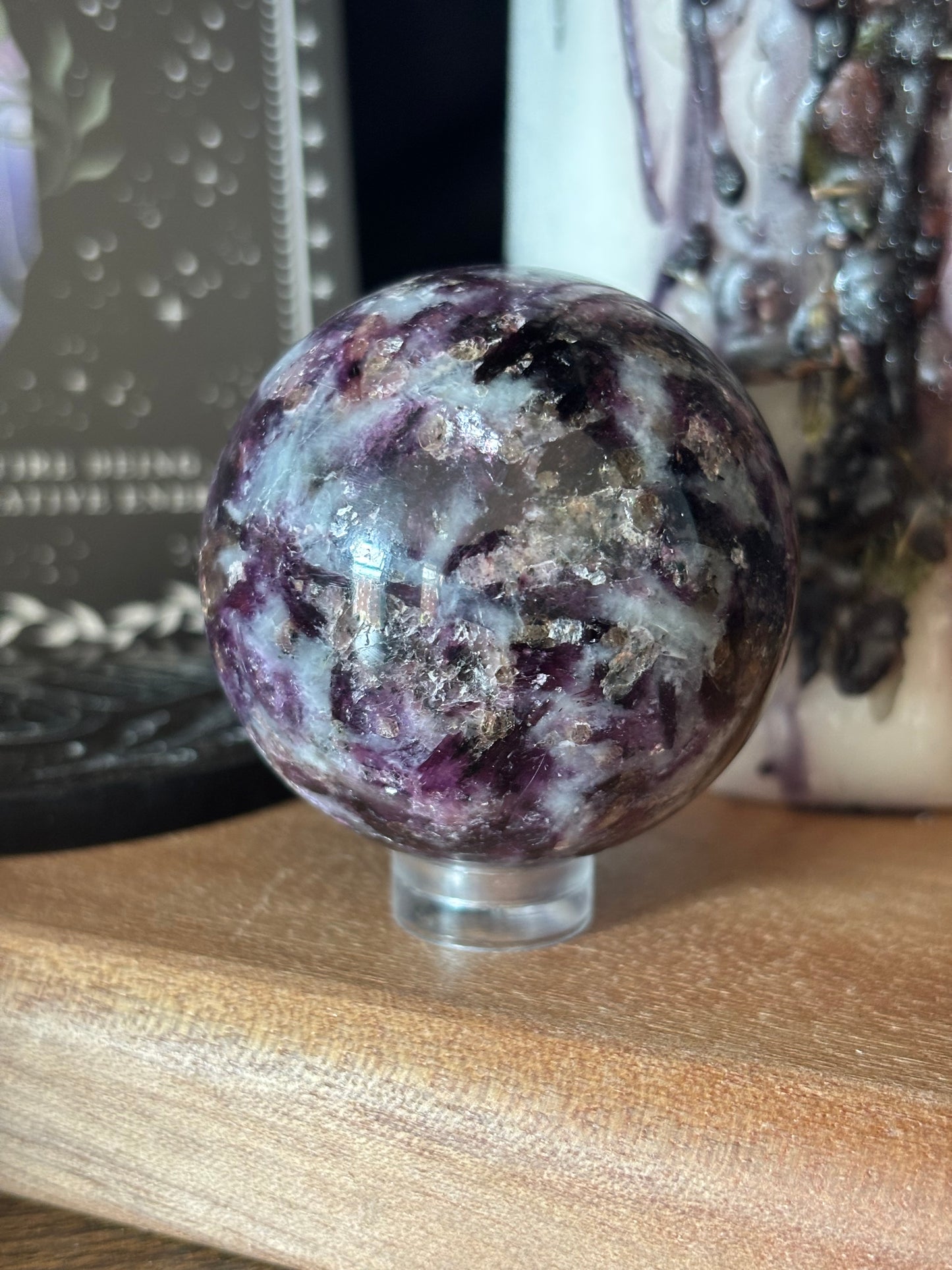 Purple Mica Sphere