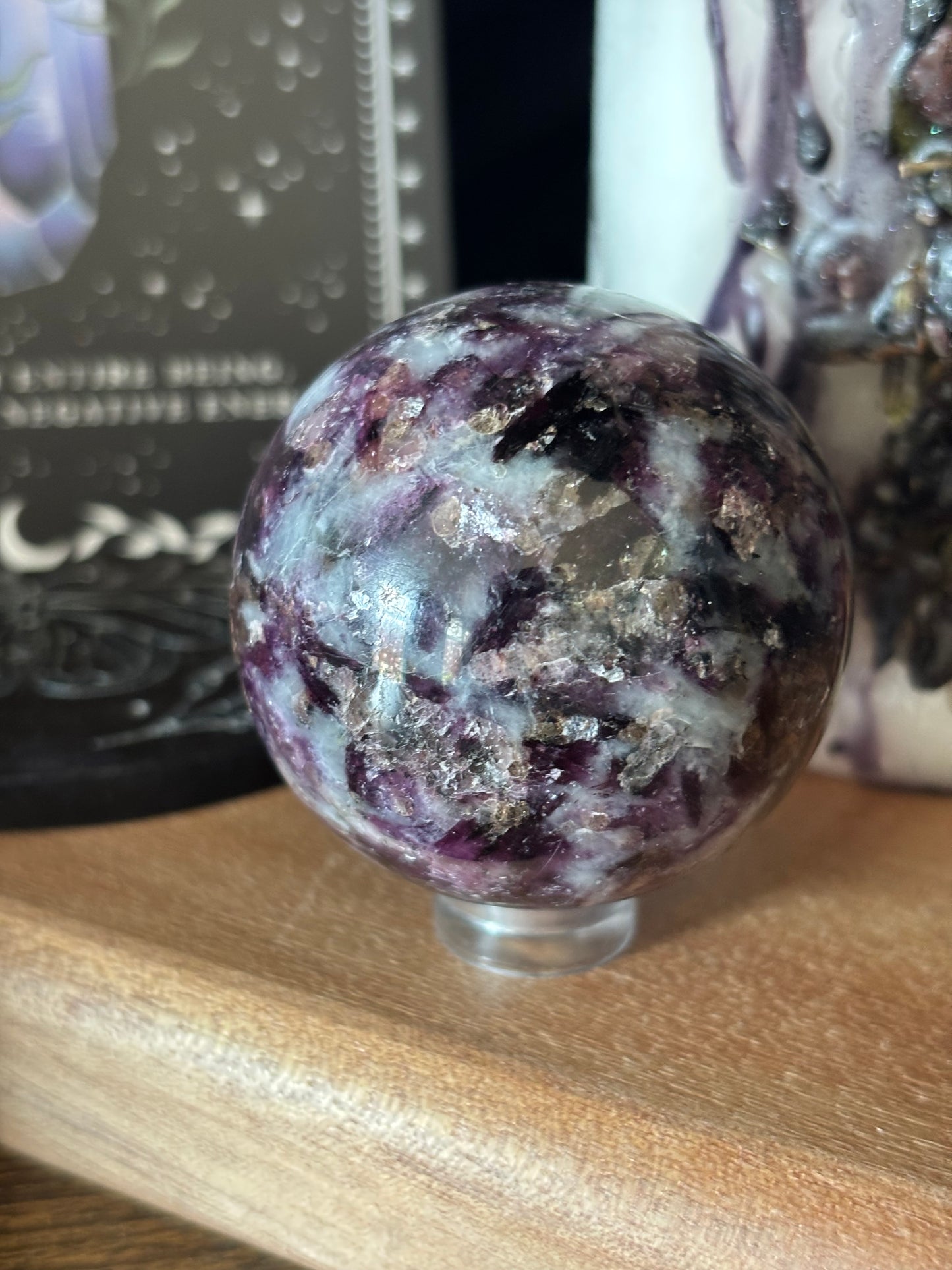 Purple Mica Sphere