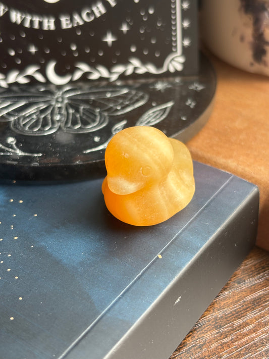 Yellow Calcite Ducky