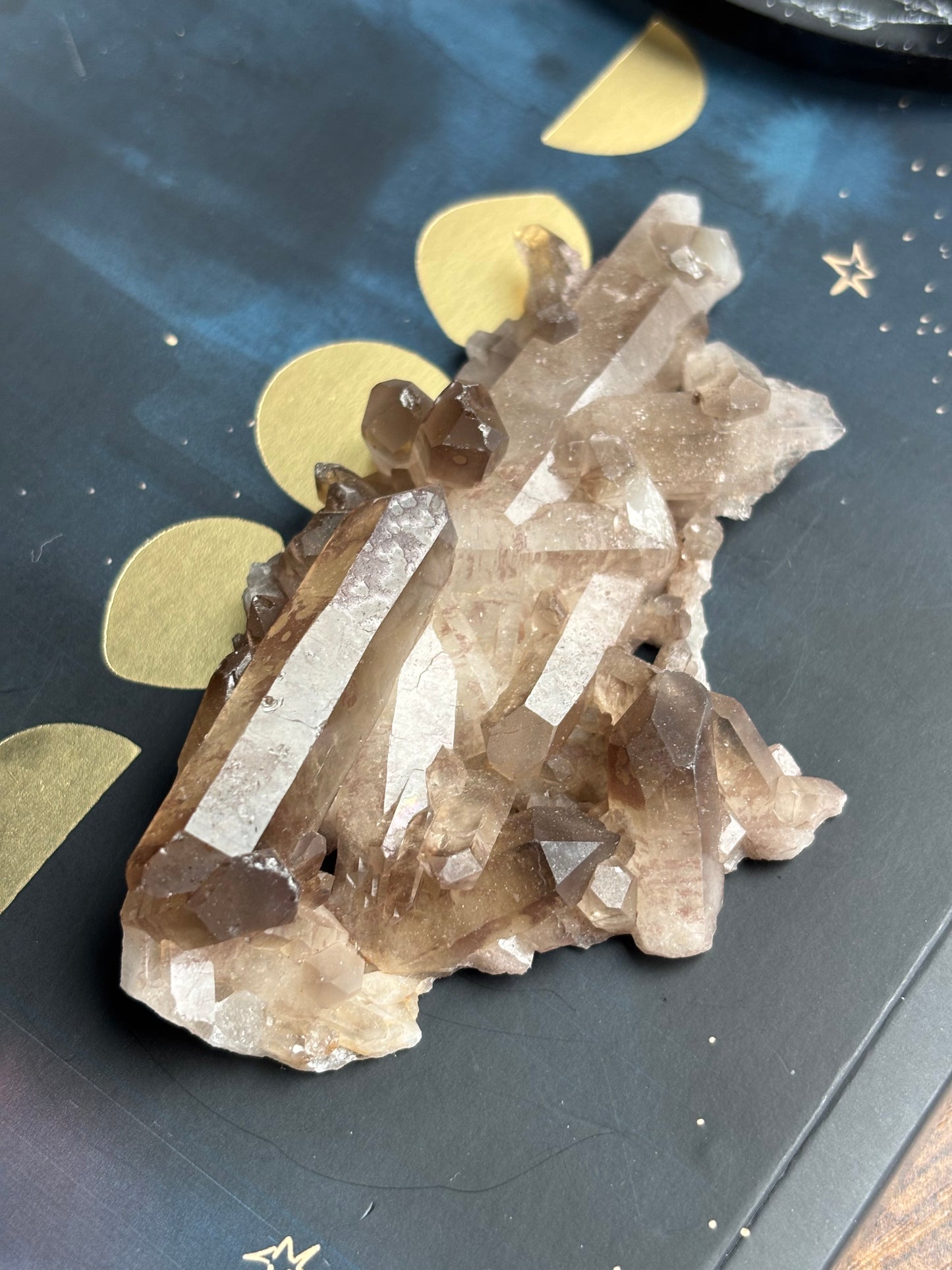 Smoky Quartz Cluster