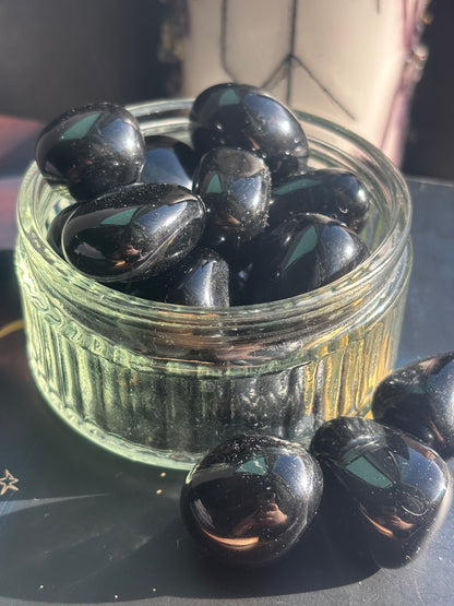 Obsidian Tumble Stone