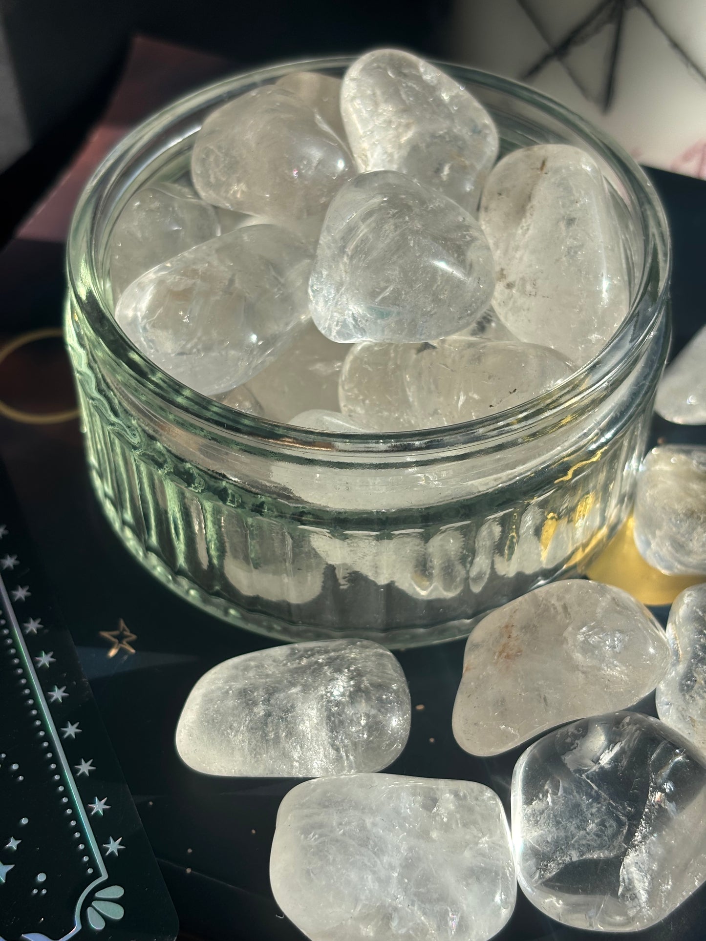 Clear Quartz Tumble Stone