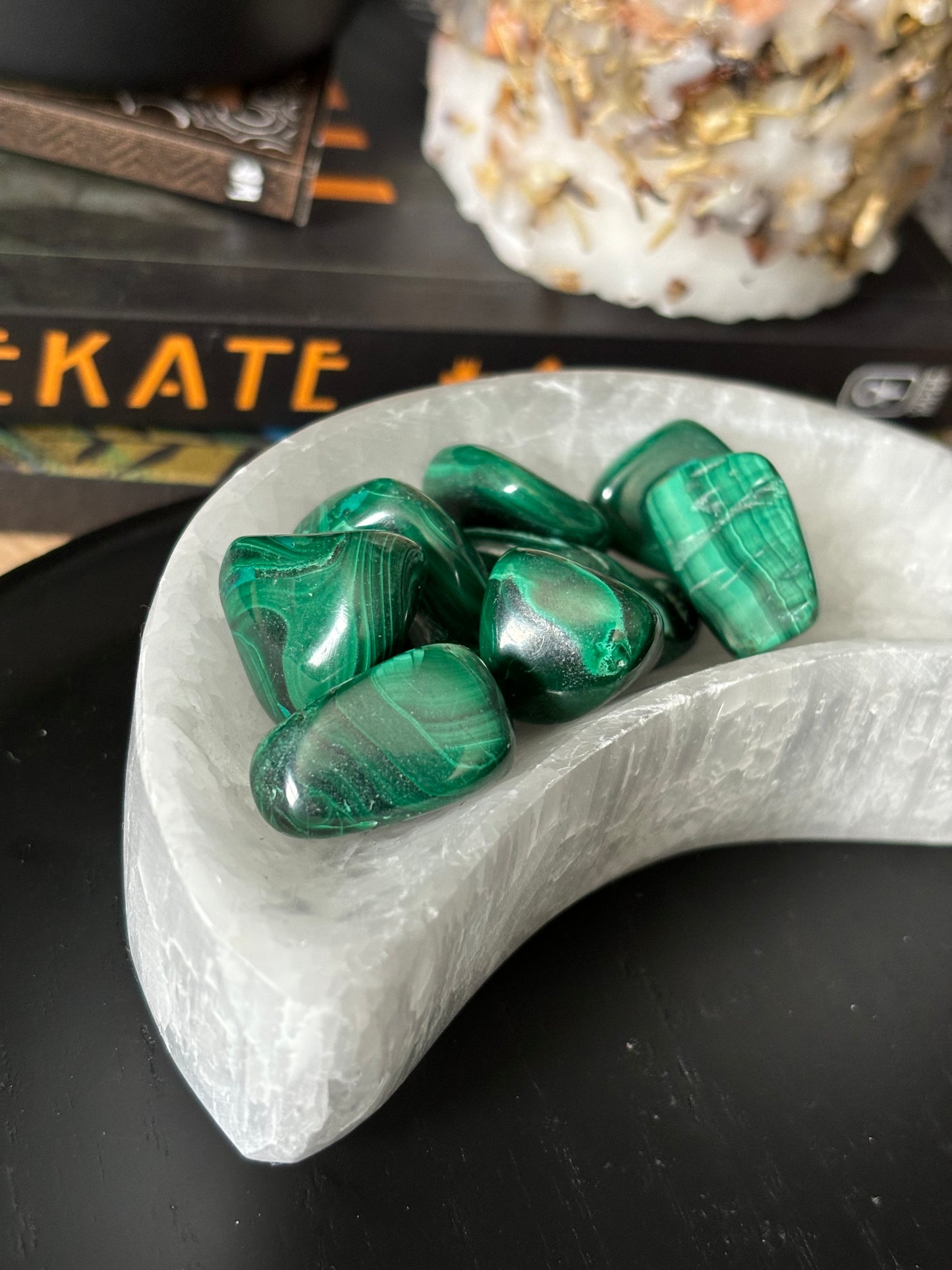 Malachite Tumble Stone