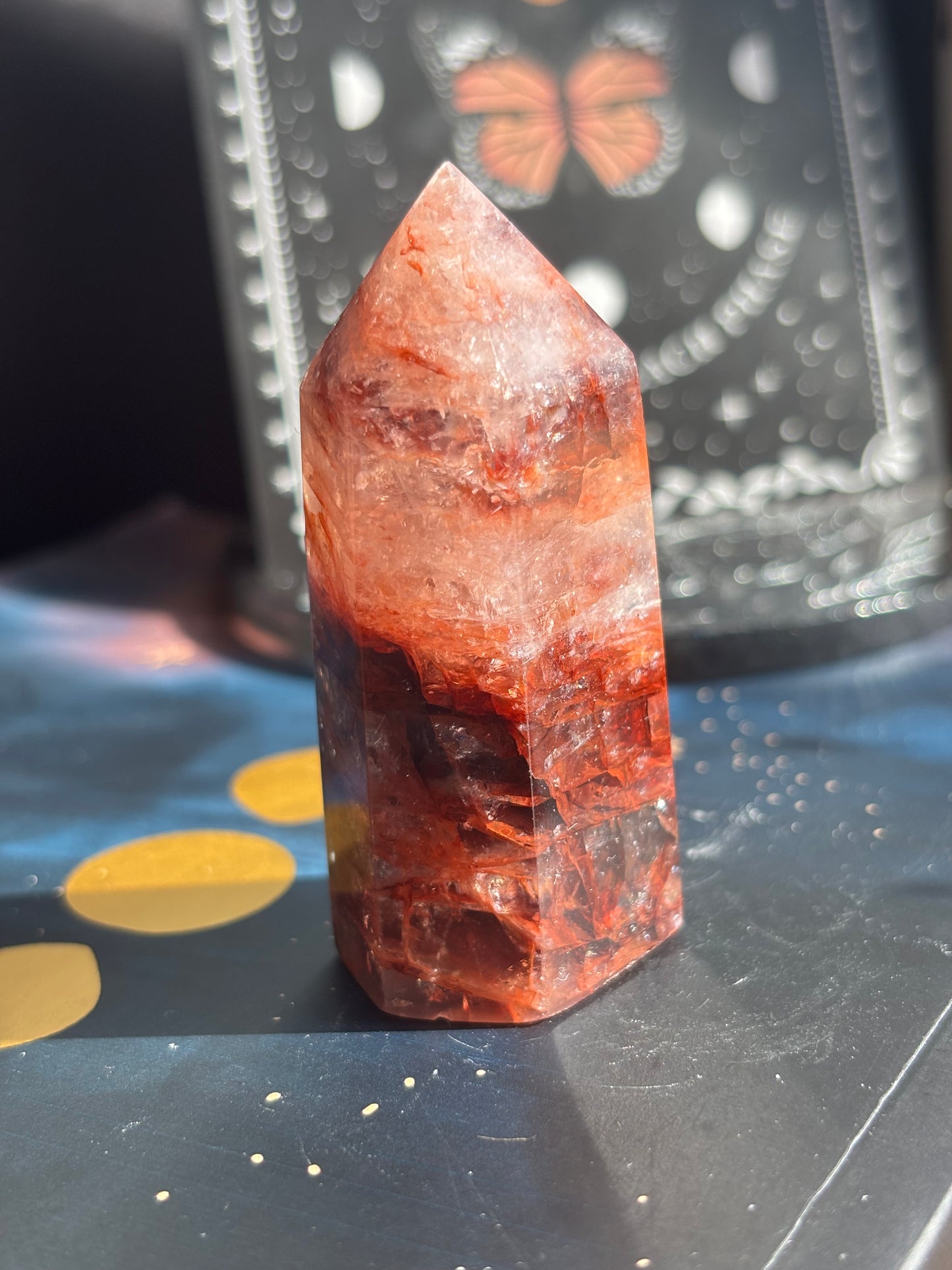 Hematoid (Fire) Quartz Point