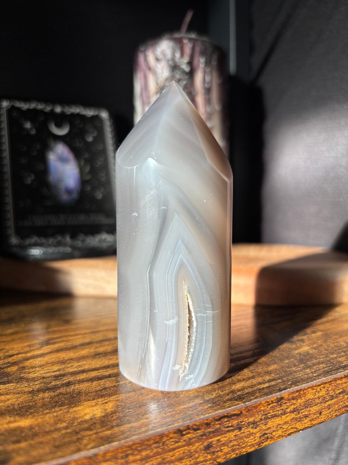 Cylindrical Agate Point (A)