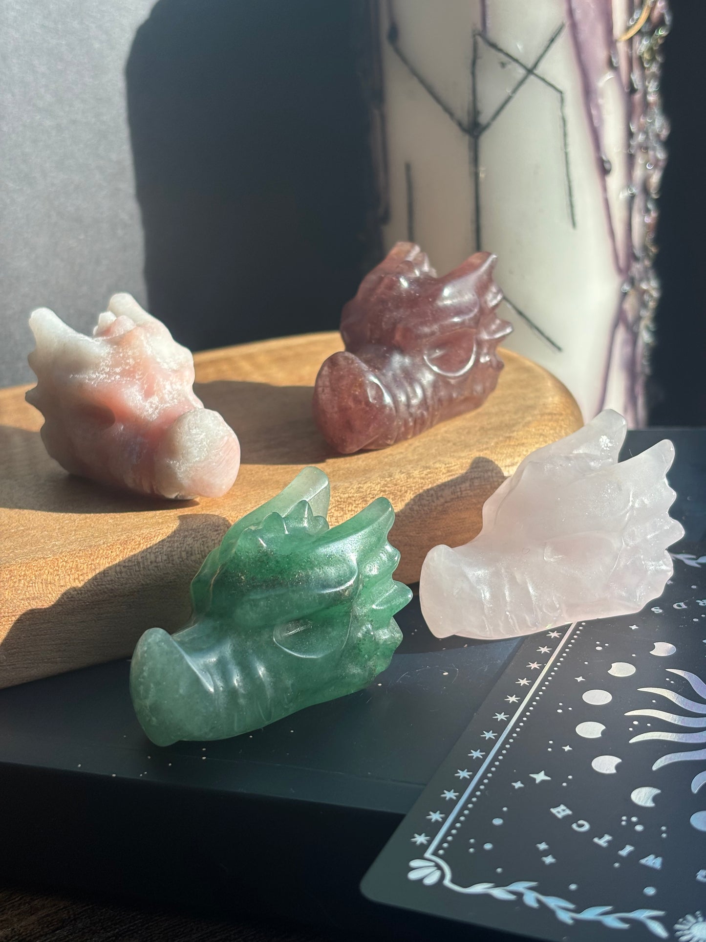 Dragons Head Carvings