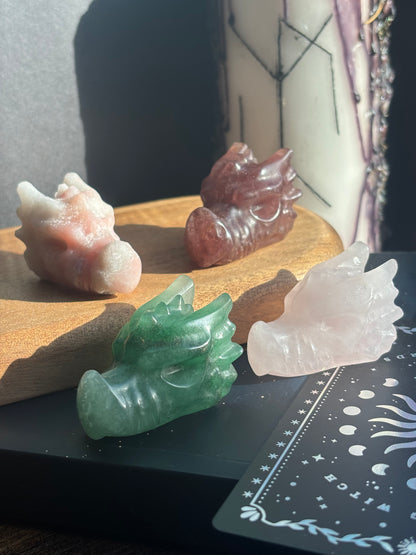 Dragons Head Carvings