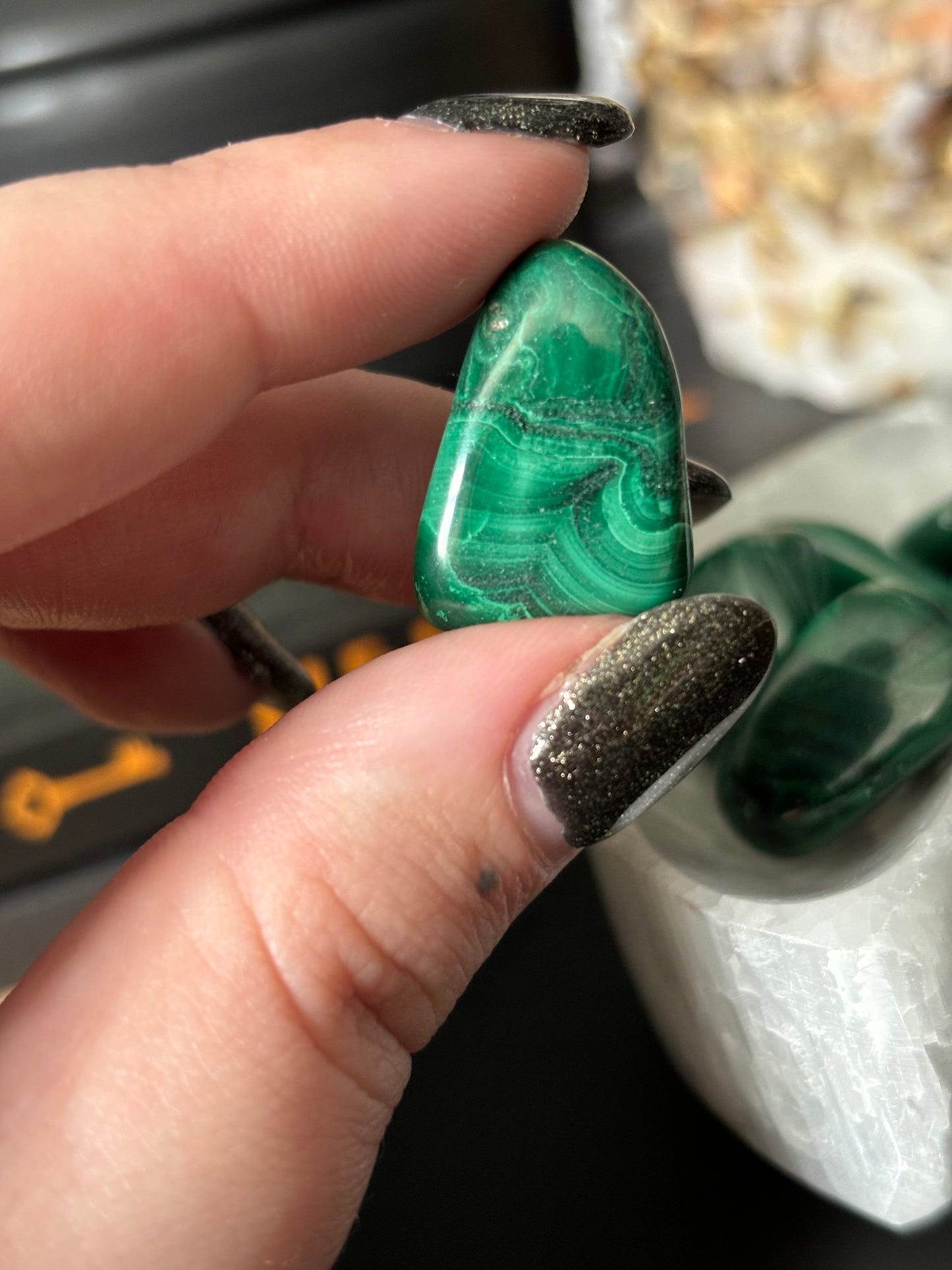 Malachite Tumble Stone