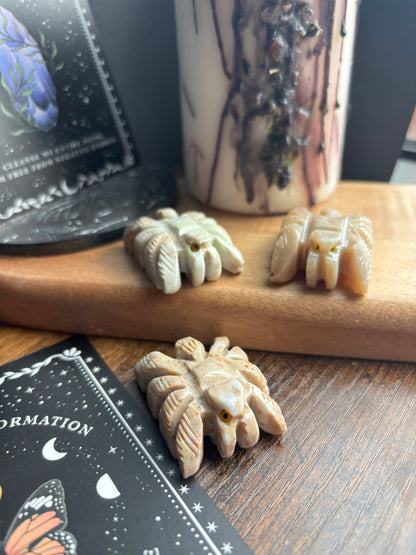 Soapstone Spiders