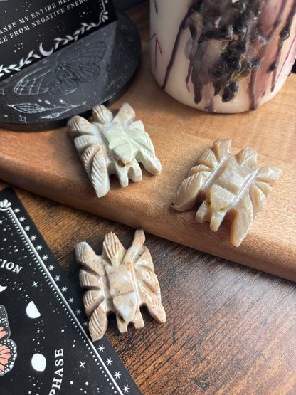 Soapstone Spiders