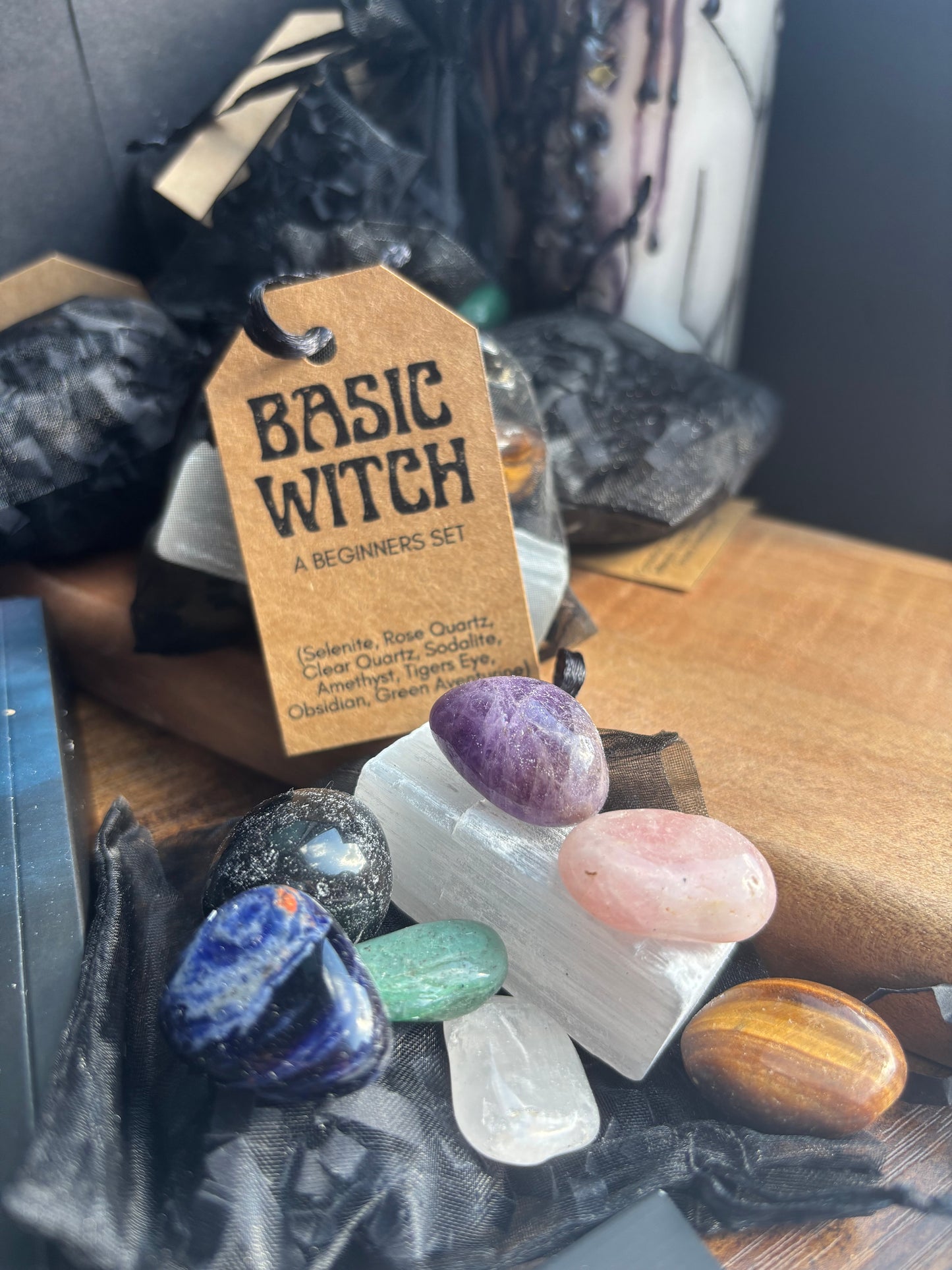 ‘Basic Witch’ Beginners tumble stone set