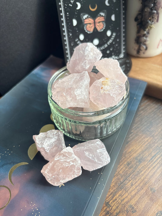Raw Rose Quartz Chunk