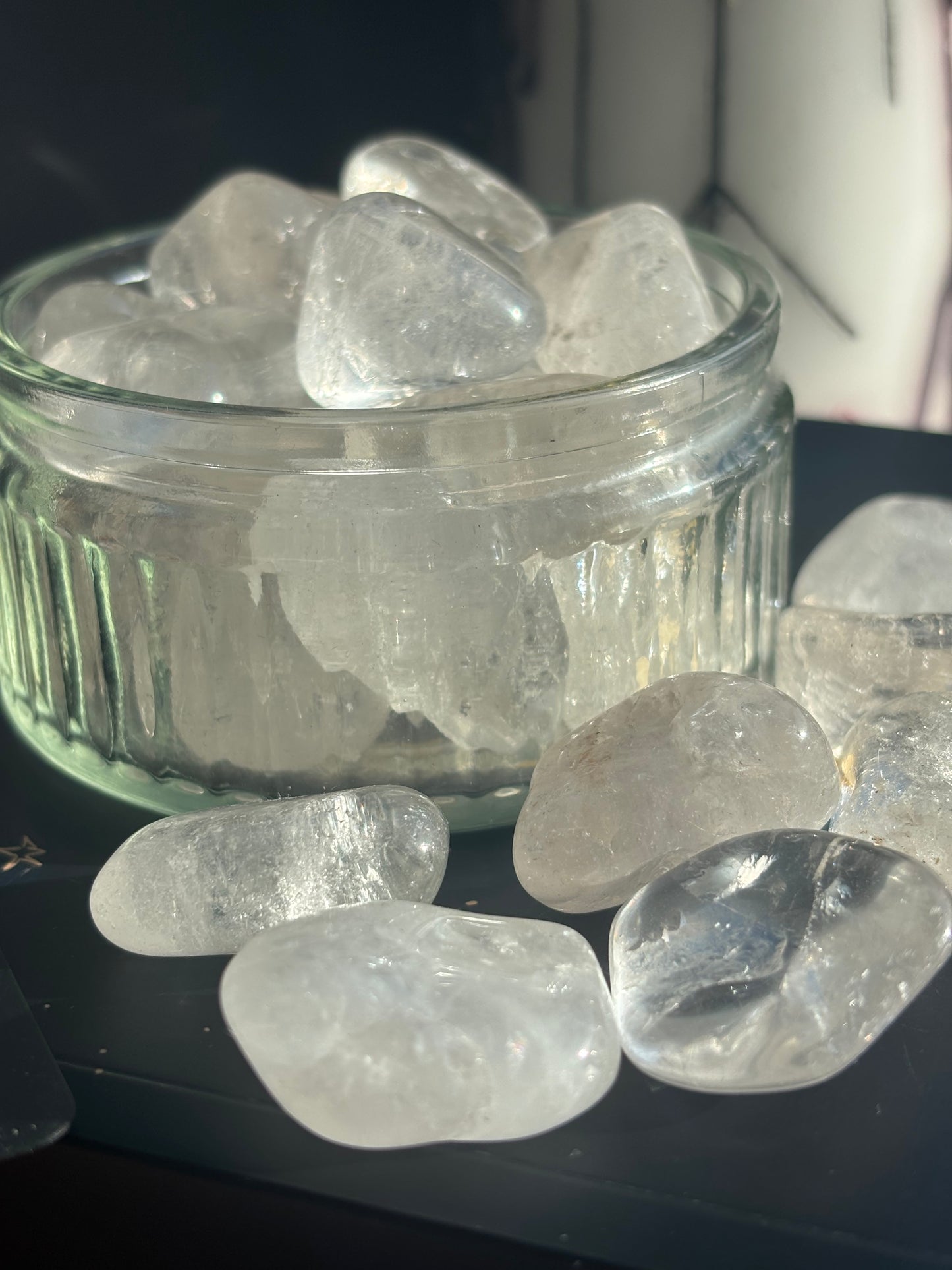 Clear Quartz Tumble Stone