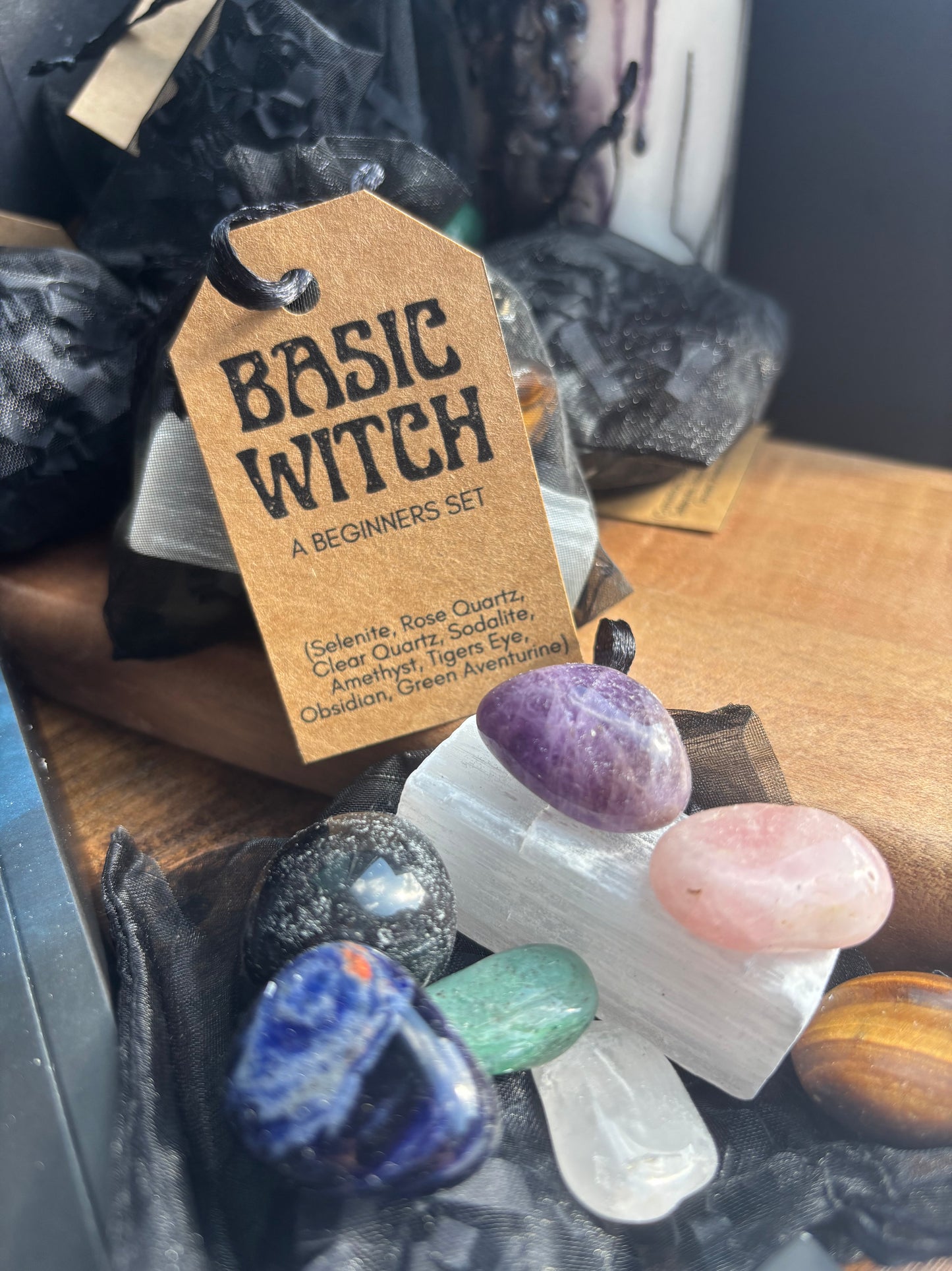 ‘Basic Witch’ Beginners tumble stone set