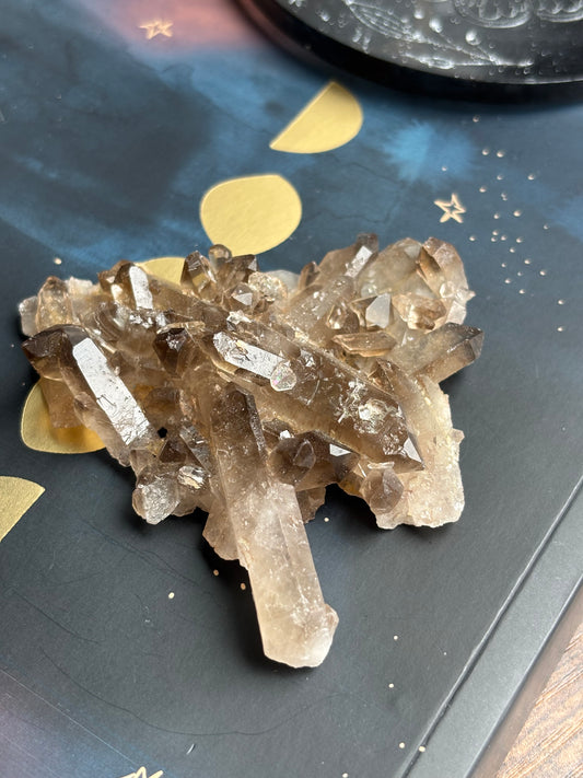 Smoky Quartz Cluster