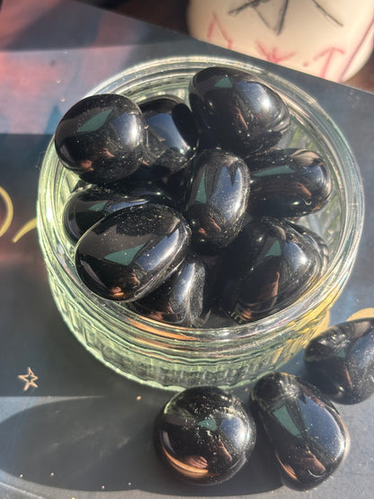 Obsidian Tumble Stone