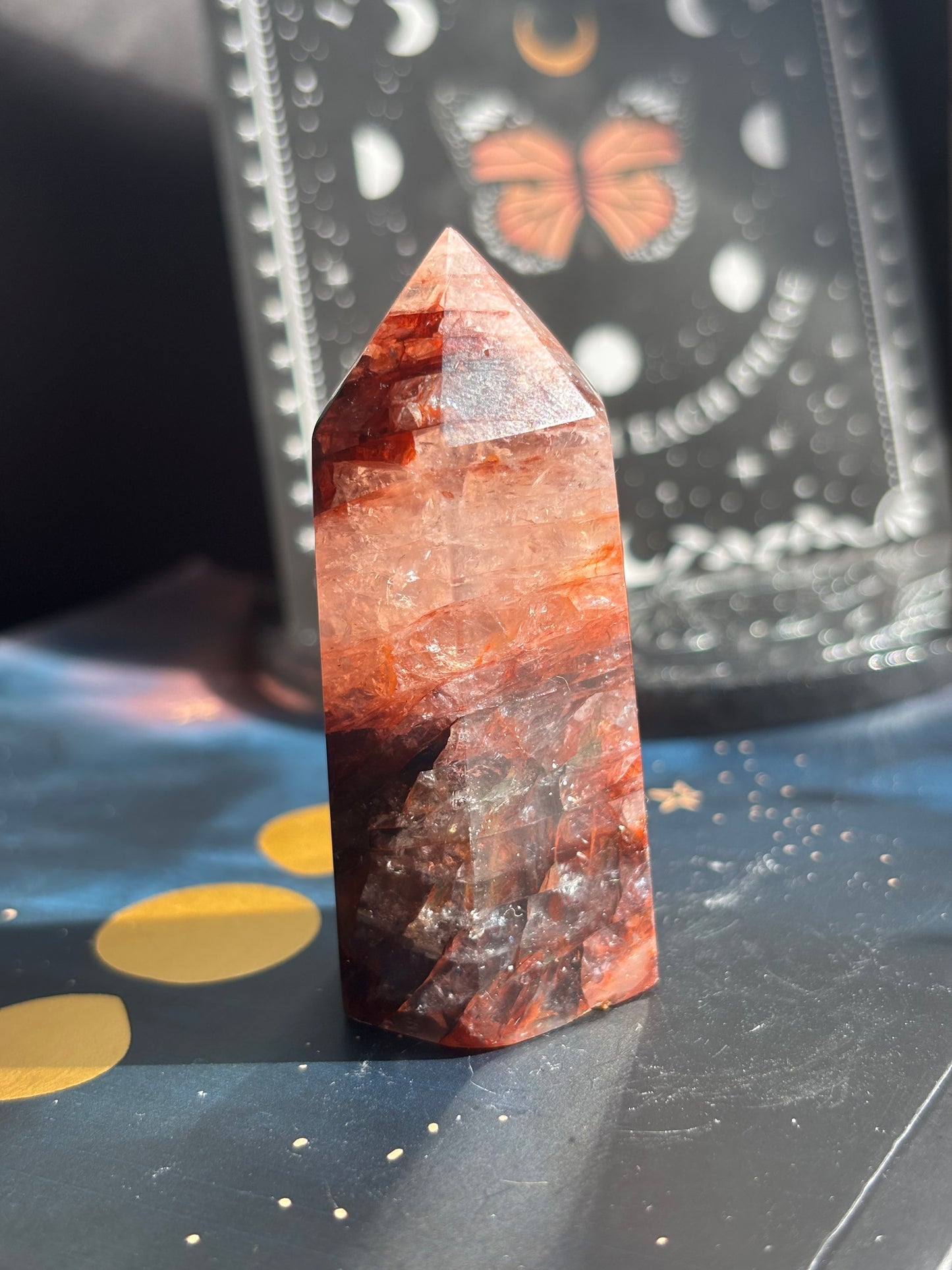 Hematoid (Fire) Quartz Point