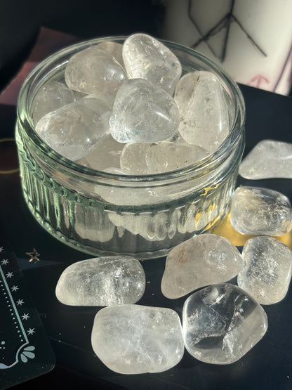 Clear Quartz Tumble Stone