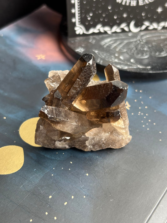 Smoky Quartz Cluster