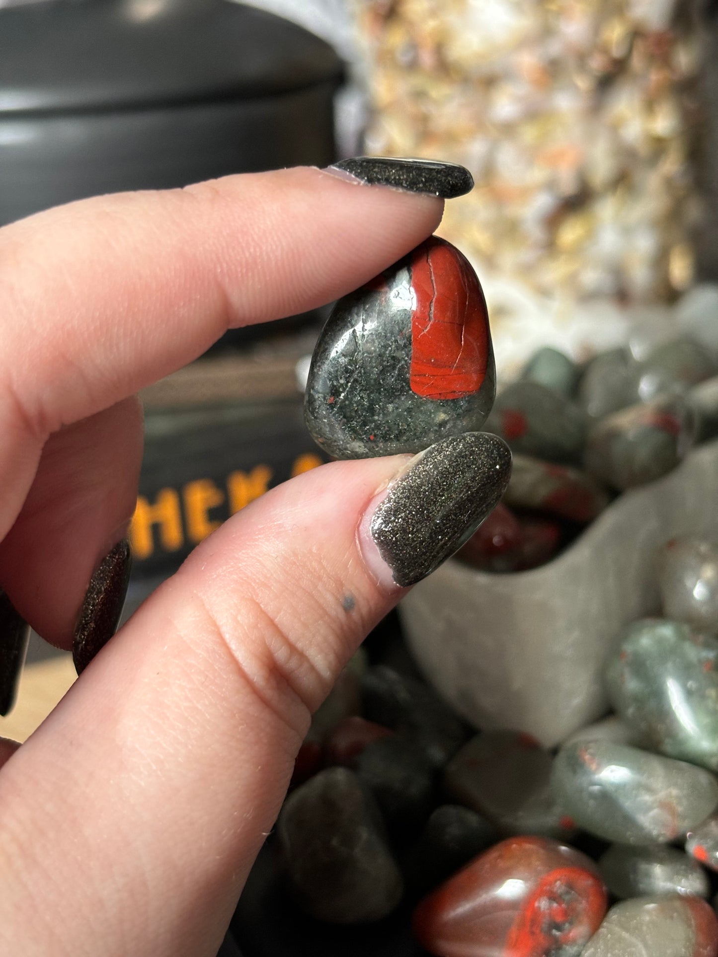 Bloodstone Tumble Stone